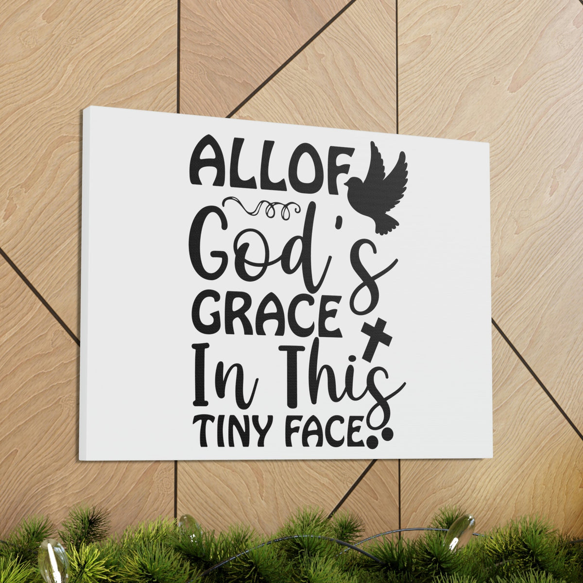 Scripture Walls All Of God's Grace Hebrews 4:16 Christian Wall Art Print Ready to Hang Unframed-Express Your Love Gifts