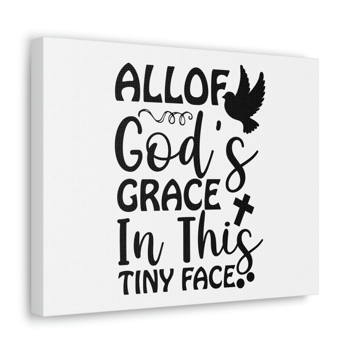 Scripture Walls All Of God's Grace Hebrews 4:16 Christian Wall Art Print Ready to Hang Unframed-Express Your Love Gifts