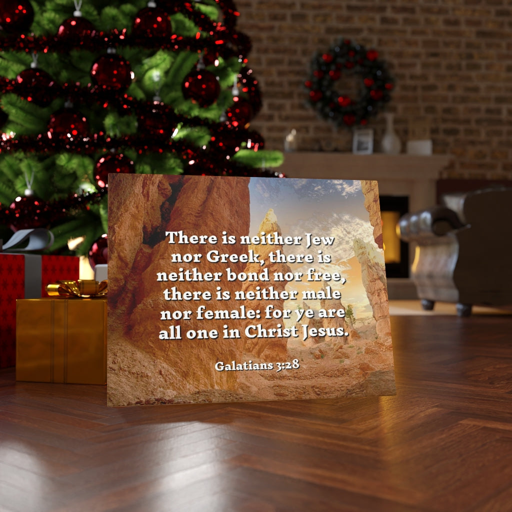 Scripture Walls All One Galatians 3:28 Bible Verse Canvas Christian Wall Art Ready to Hang Unframed-Express Your Love Gifts