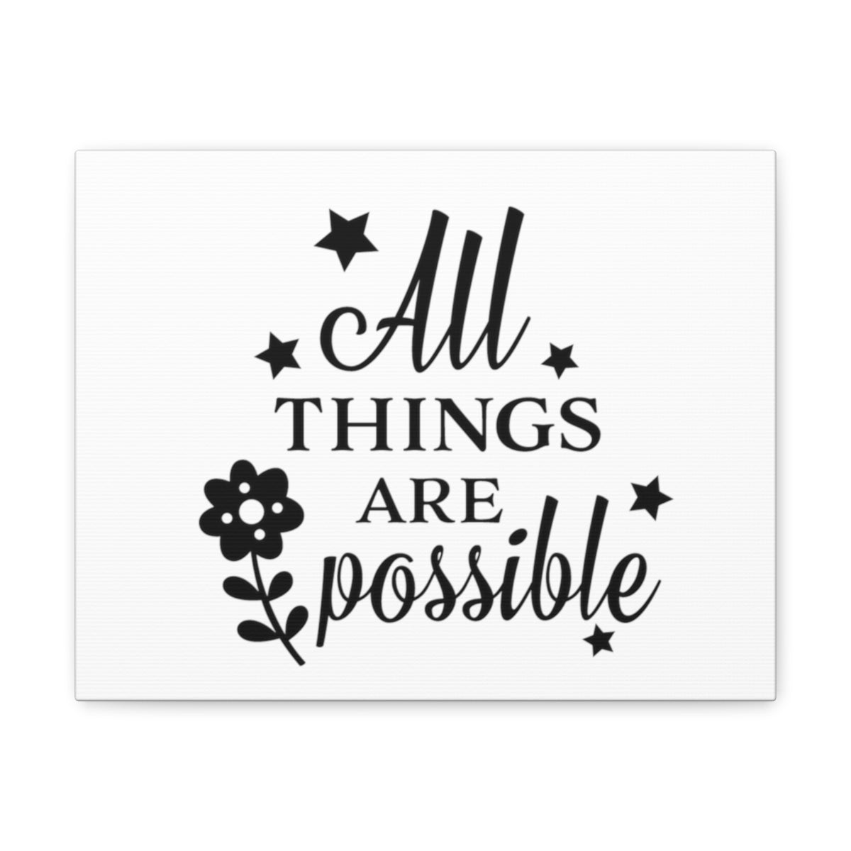 Scripture Walls All Things Are Jeremiah 32:17 Christian Wall Art Print Ready to Hang Unframed-Express Your Love Gifts