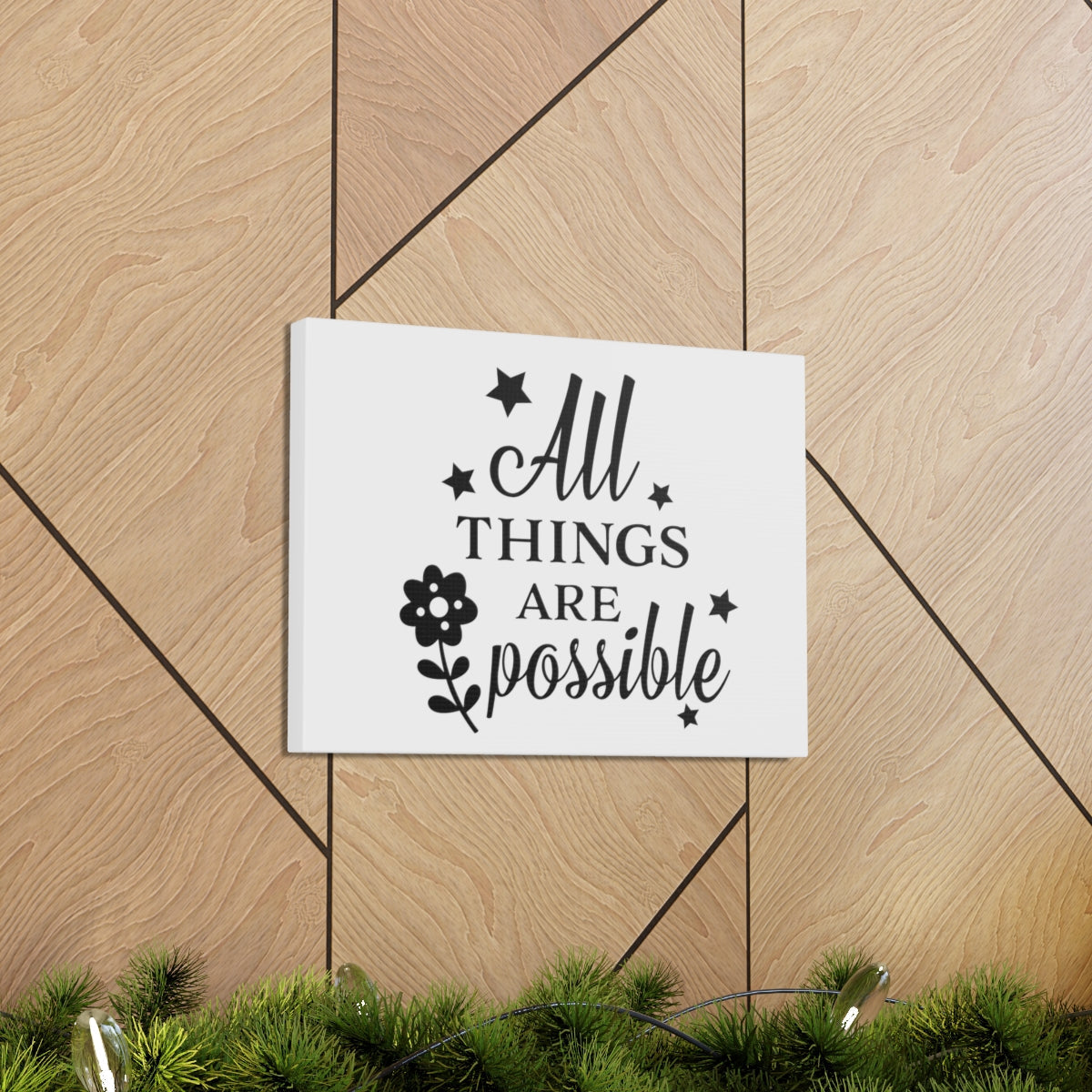 Scripture Walls All Things Are Jeremiah 32:17 Christian Wall Art Print Ready to Hang Unframed-Express Your Love Gifts