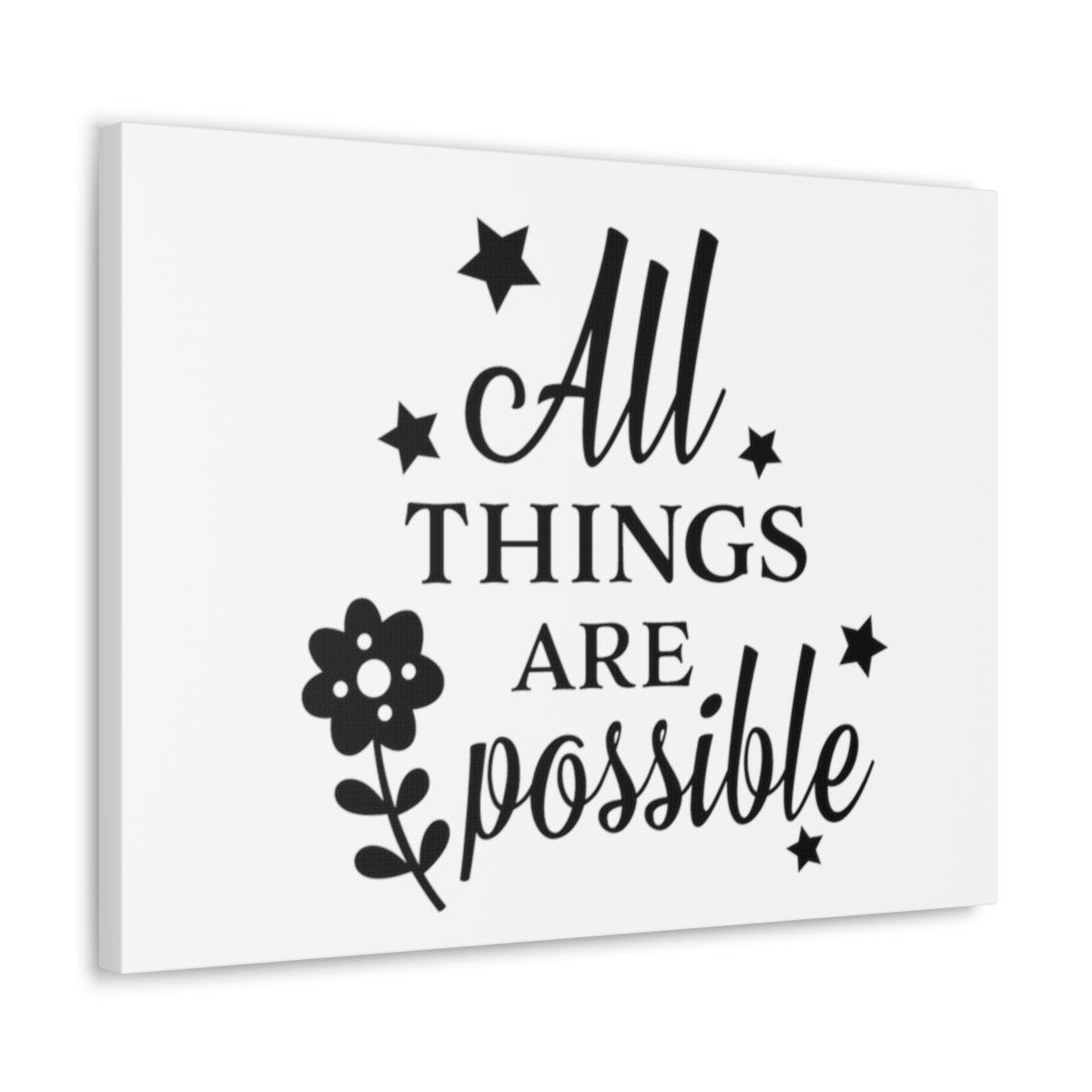 Scripture Walls All Things Are Jeremiah 32:17 Christian Wall Art Print Ready to Hang Unframed-Express Your Love Gifts