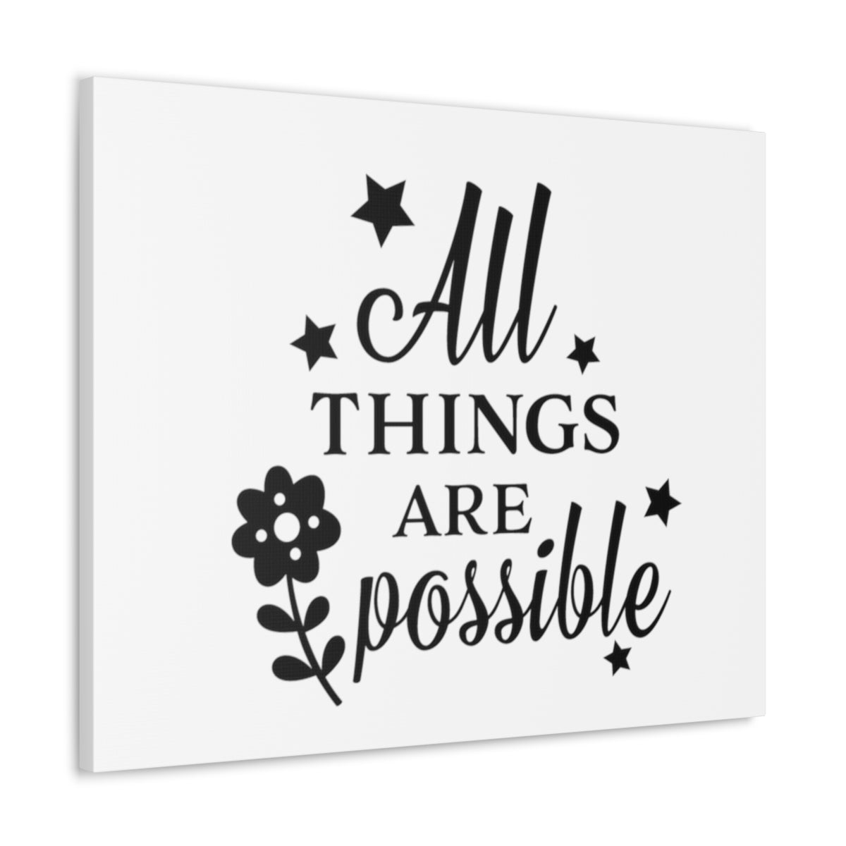 Scripture Walls All Things Are Jeremiah 32:17 Christian Wall Art Print Ready to Hang Unframed-Express Your Love Gifts