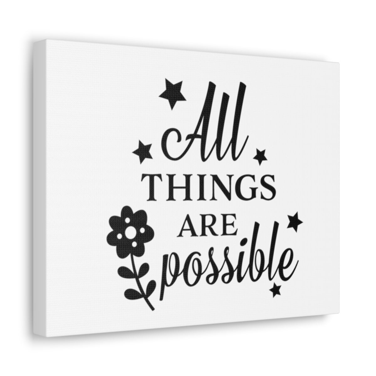 Scripture Walls All Things Are Jeremiah 32:17 Christian Wall Art Print Ready to Hang Unframed-Express Your Love Gifts