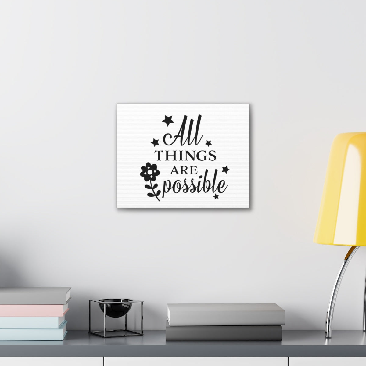 Scripture Walls All Things Are Jeremiah 32:17 Christian Wall Art Print Ready to Hang Unframed-Express Your Love Gifts