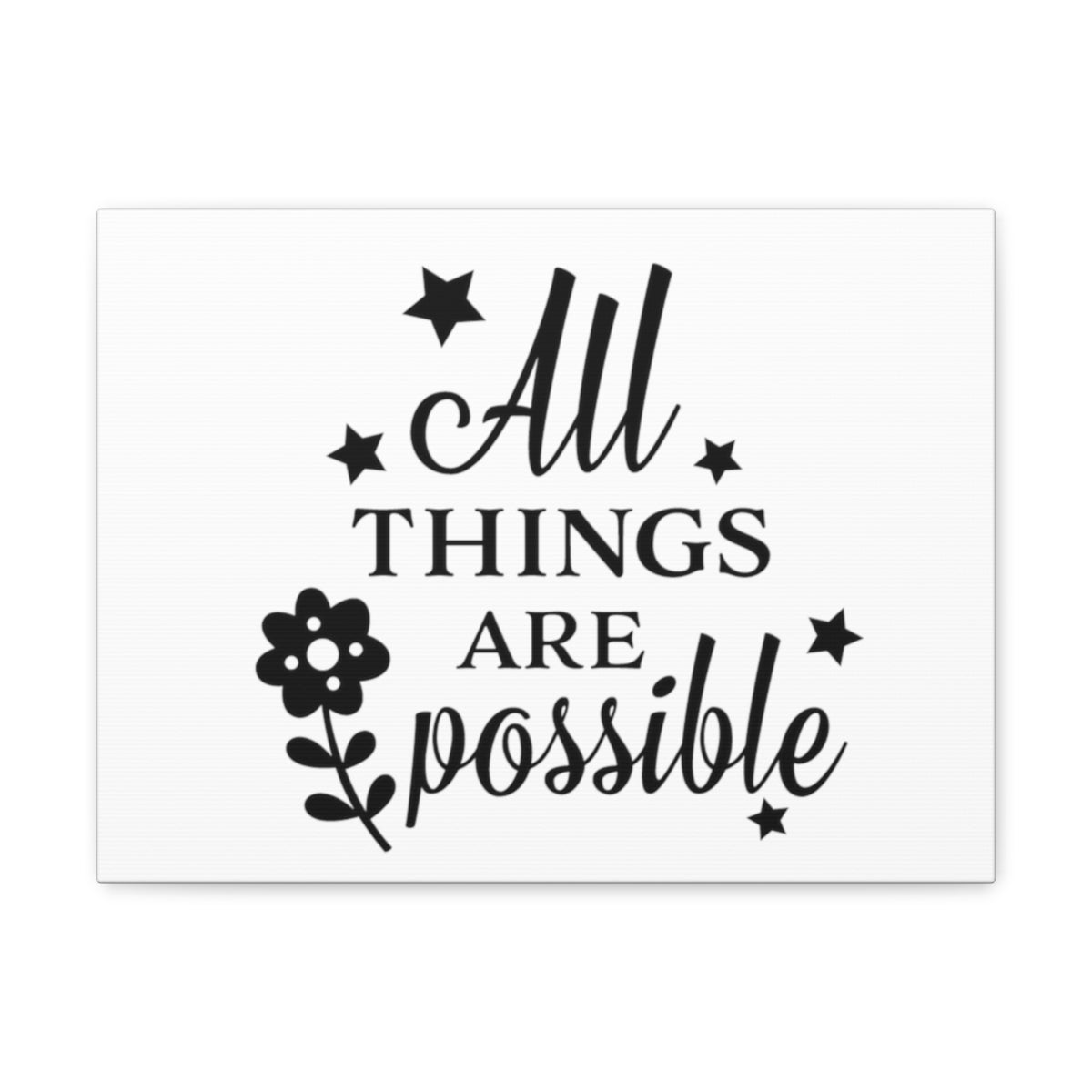 Scripture Walls All Things Are Jeremiah 32:17 Christian Wall Art Print Ready to Hang Unframed-Express Your Love Gifts