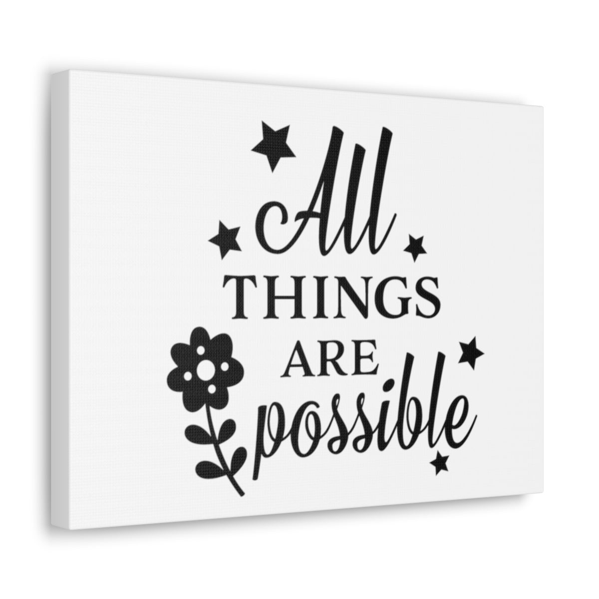 Scripture Walls All Things Are Jeremiah 32:17 Christian Wall Art Print Ready to Hang Unframed-Express Your Love Gifts