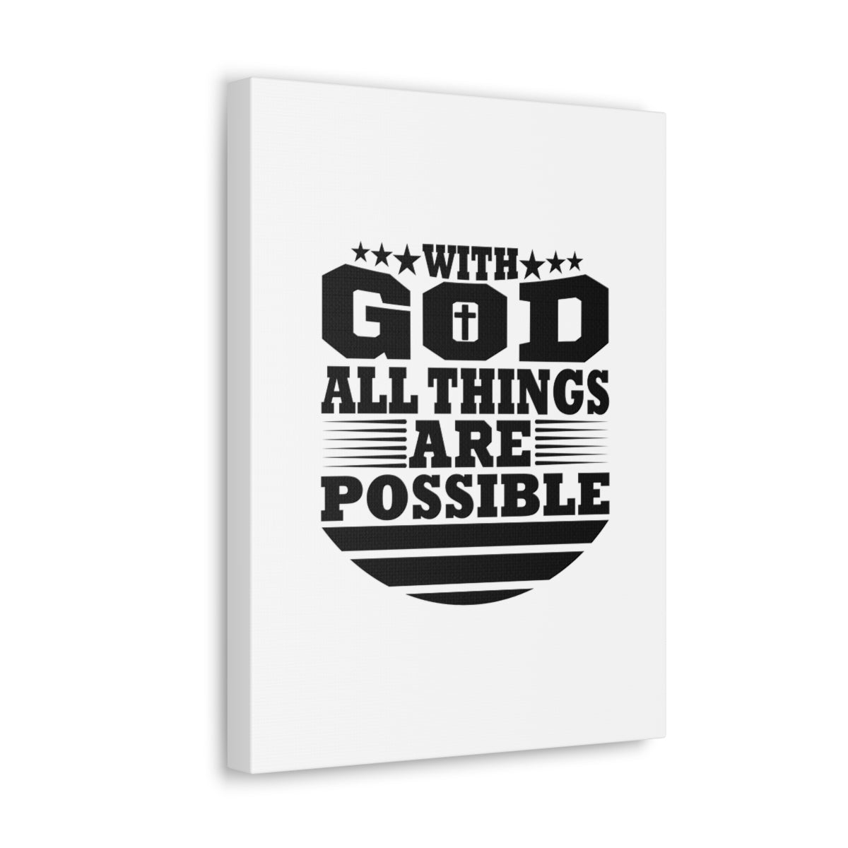 Scripture Walls All Things Are Possible Genesis 18:14 Christian Wall Art Bible Verse Print Ready to Hang Unframed-Express Your Love Gifts