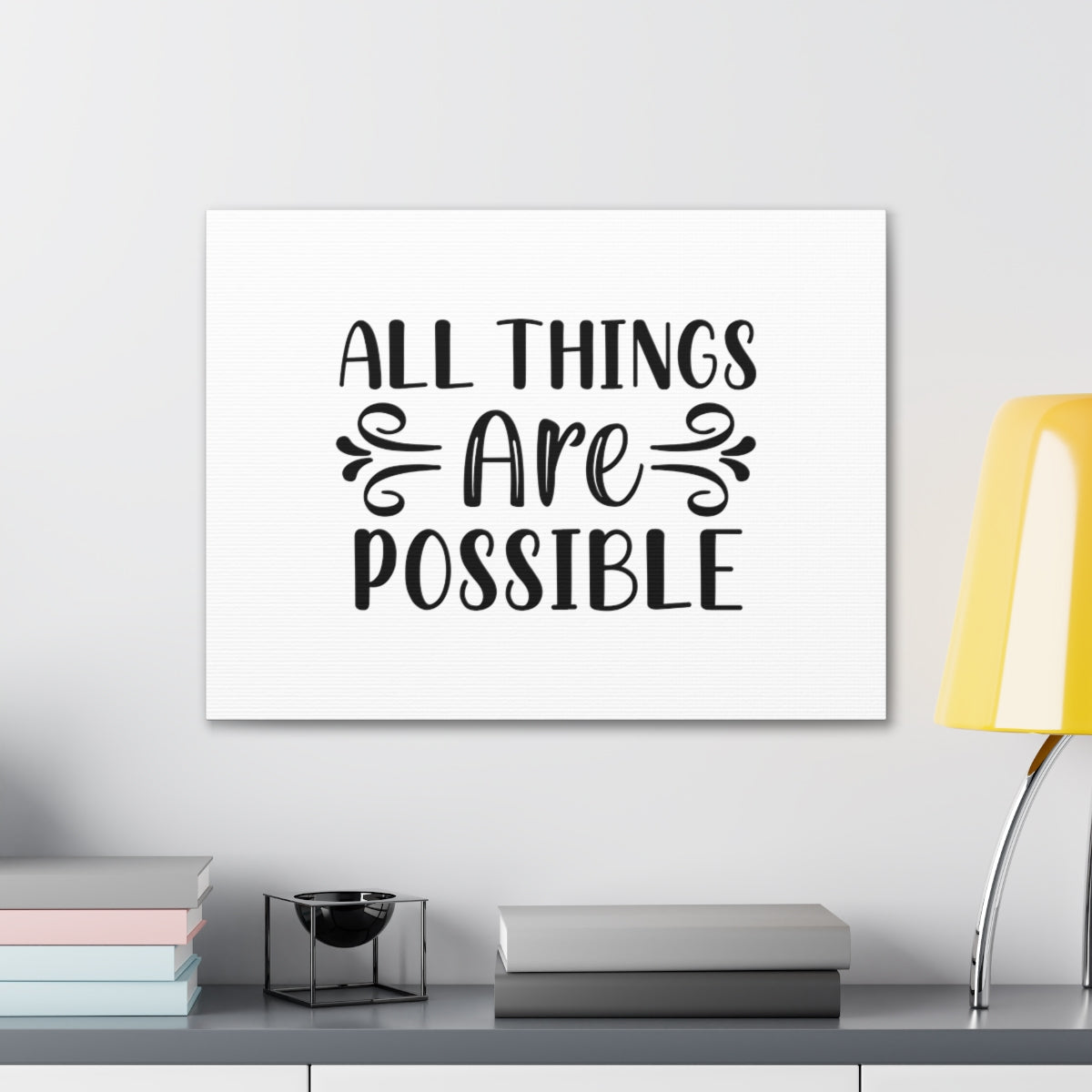 Scripture Walls All Things Are Possible Isaiah 41:10 Christian Wall Art Bible Verse Print Ready to Hang Unframed-Express Your Love Gifts