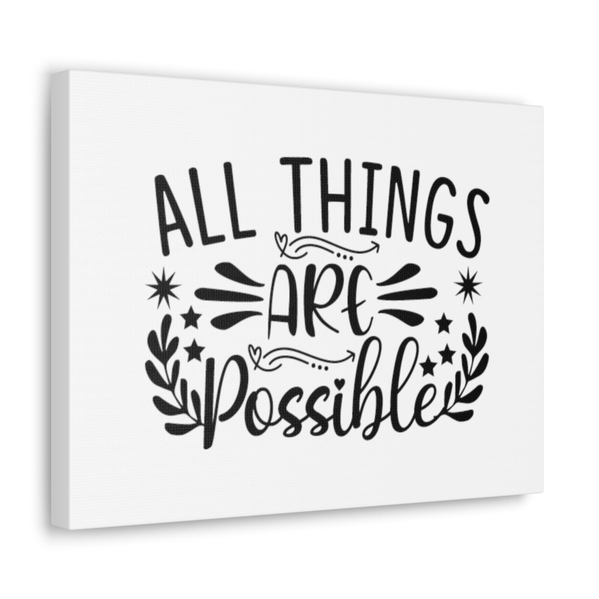 Scripture Walls All Things Are Possible Mark 9:23 Christian Wall Art Bible Verse Print Ready to Hang Unframed-Express Your Love Gifts