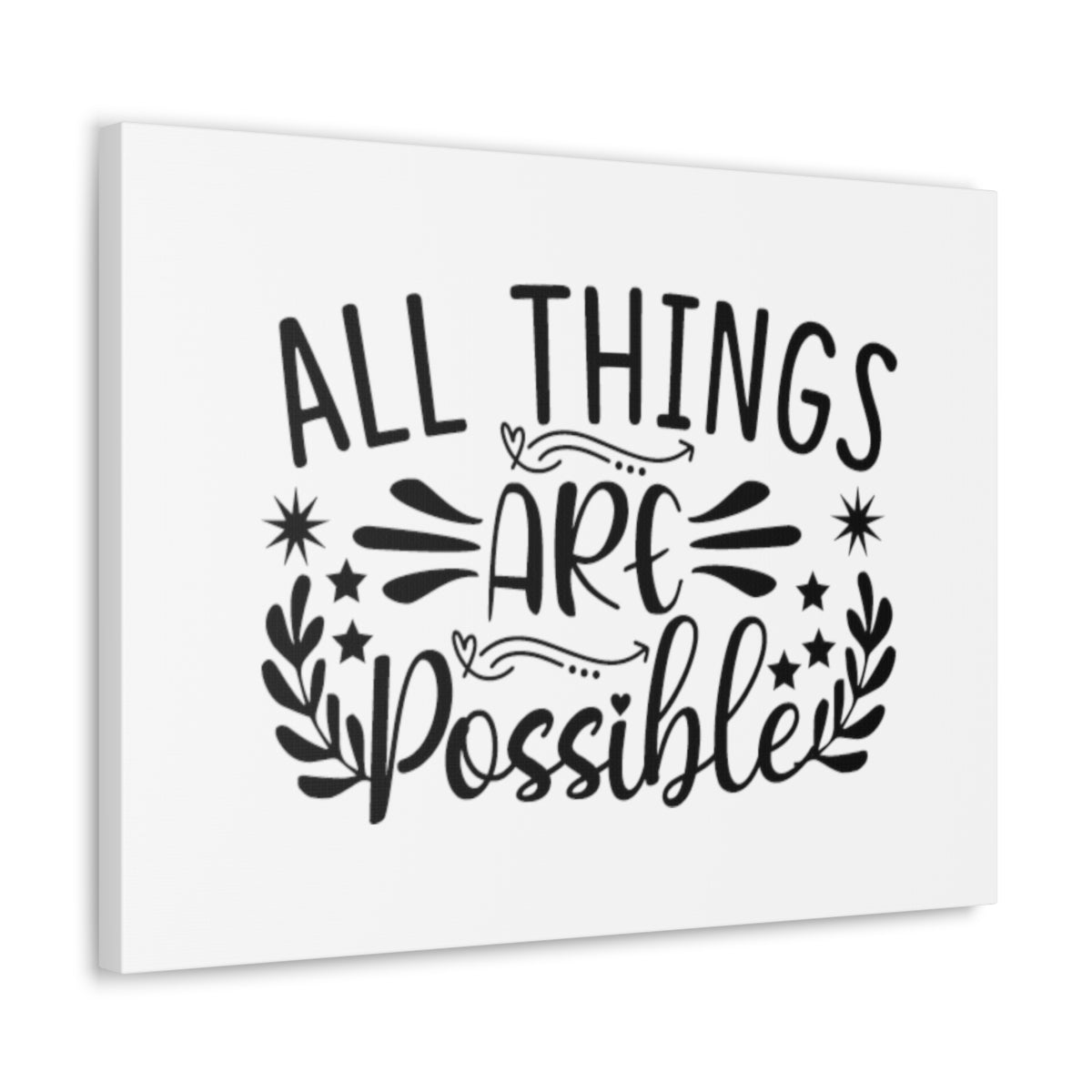 Scripture Walls All Things Are Possible Mark 9:23 Christian Wall Art Bible Verse Print Ready to Hang Unframed-Express Your Love Gifts