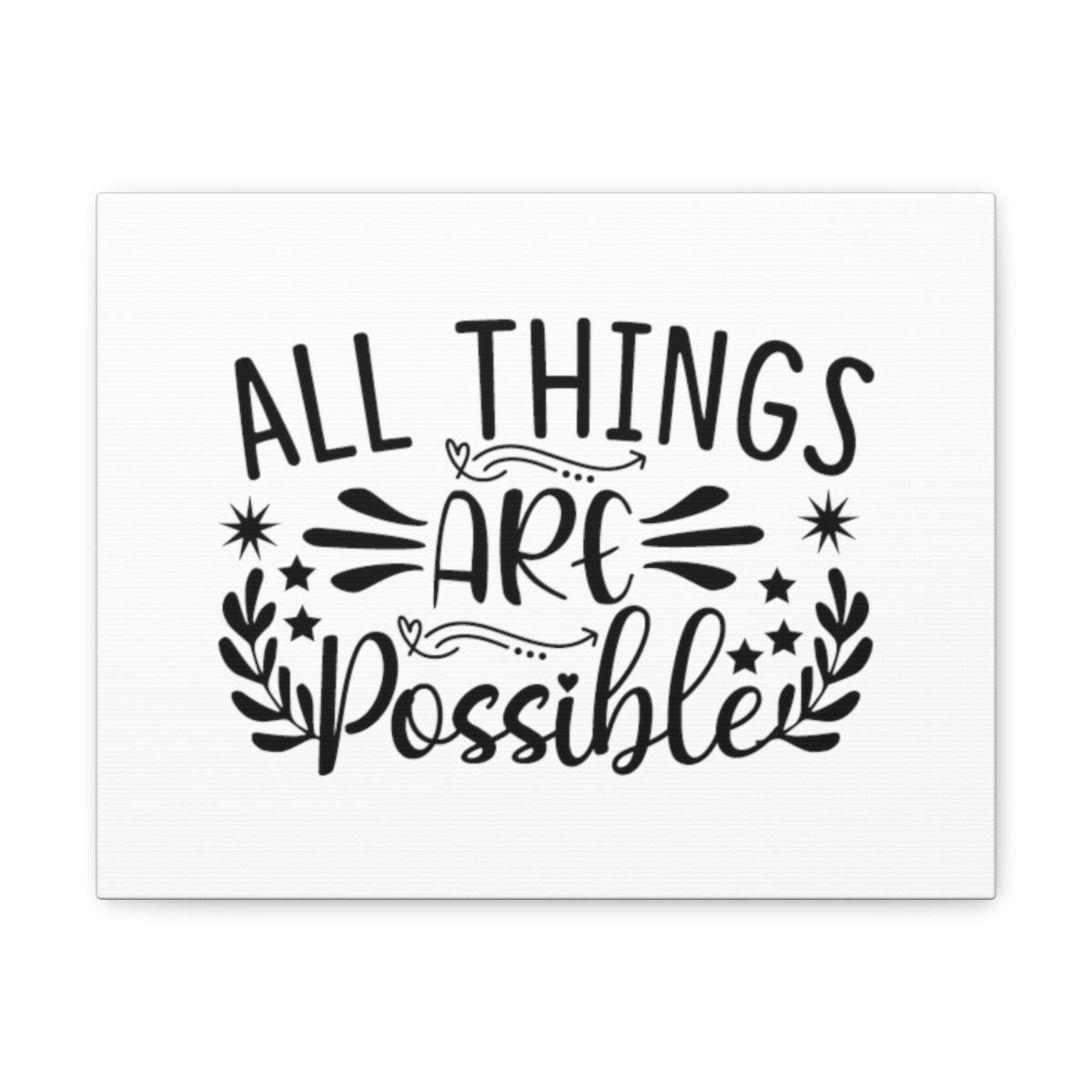 Scripture Walls All Things Are Possible Mark 9:23 Christian Wall Art Bible Verse Print Ready to Hang Unframed-Express Your Love Gifts