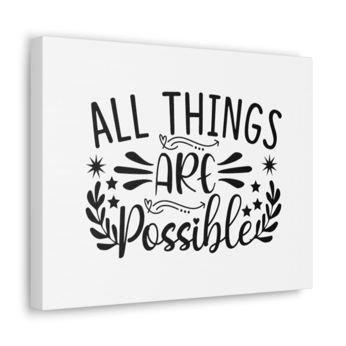Scripture Walls All Things Are Possible Mark 9:23 Christian Wall Art Bible Verse Print Ready to Hang Unframed-Express Your Love Gifts