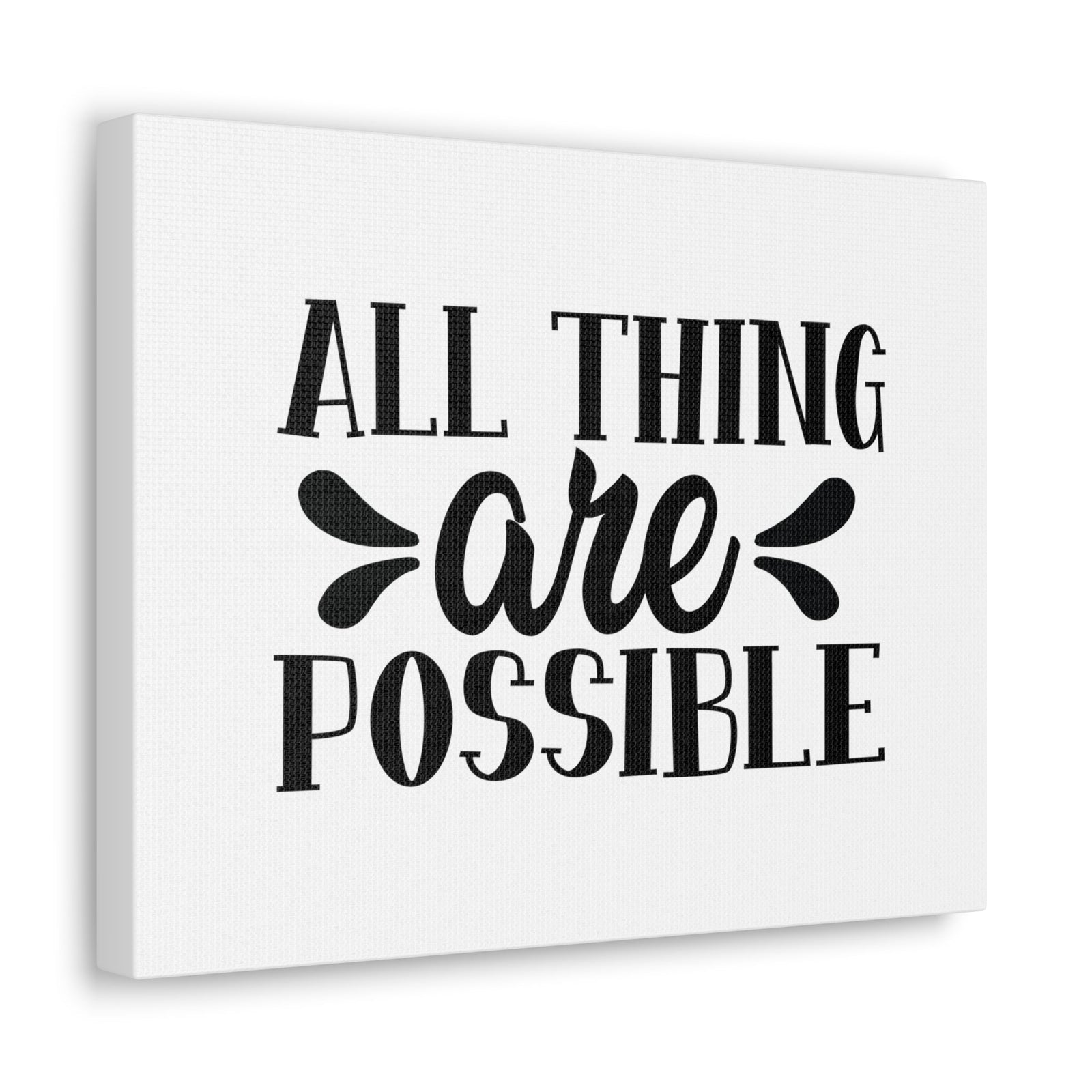 Scripture Walls All Things Are Possible Matthew 19:26 Christian Wall Art Bible Verse Print Ready to Hang Unframed-Express Your Love Gifts