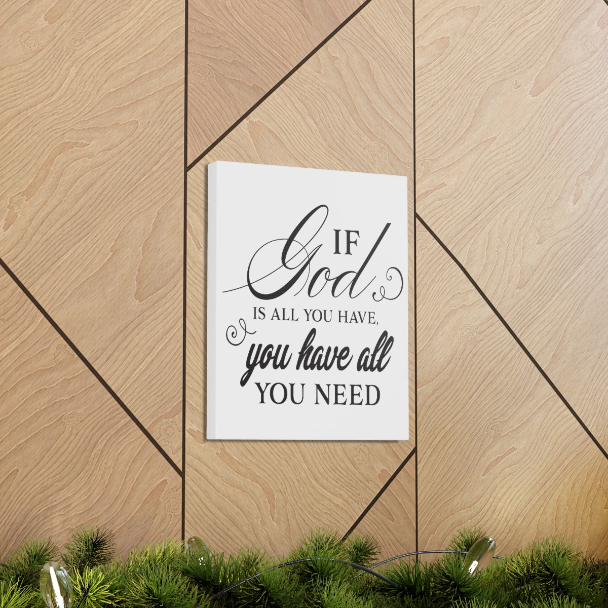 Scripture Walls All You Need Philippians 4:19 Christian Wall Art Print Ready to Hang Unframed-Express Your Love Gifts
