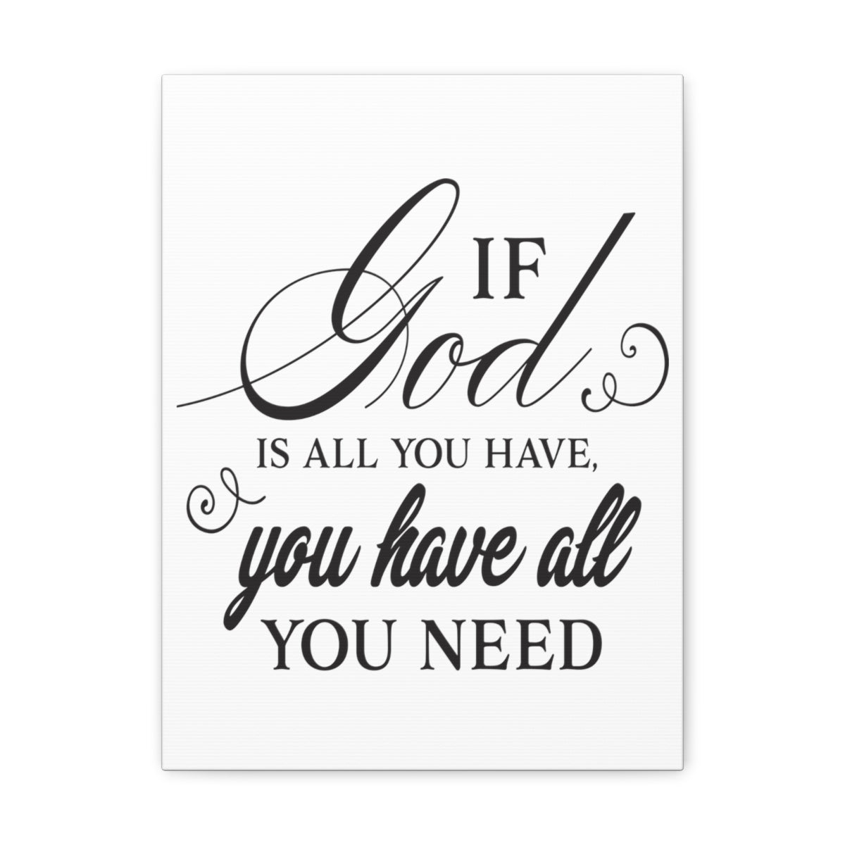 Scripture Walls All You Need Philippians 4:19 Christian Wall Art Print Ready to Hang Unframed-Express Your Love Gifts