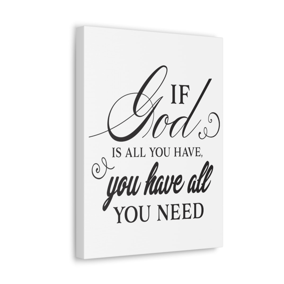 Scripture Walls All You Need Philippians 4:19 Christian Wall Art Print Ready to Hang Unframed-Express Your Love Gifts