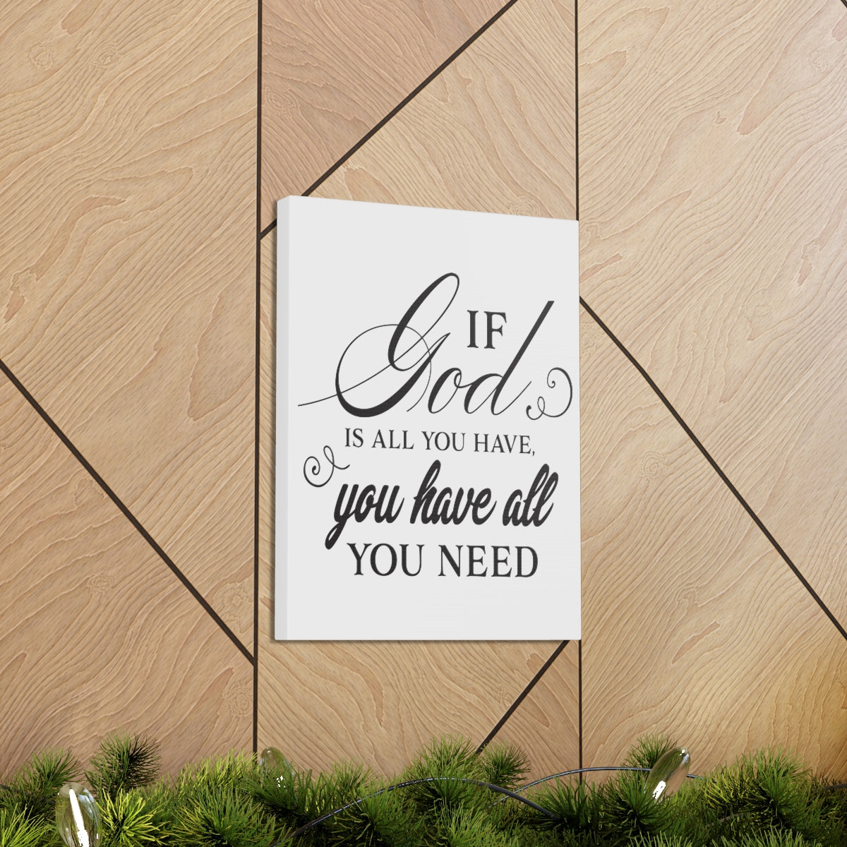 Scripture Walls All You Need Philippians 4:19 Christian Wall Art Print Ready to Hang Unframed-Express Your Love Gifts