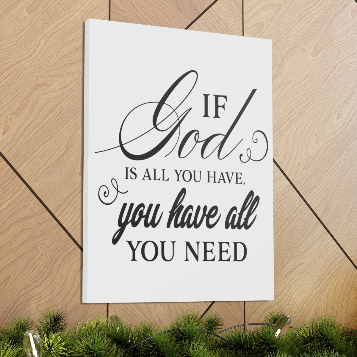 Scripture Walls All You Need Philippians 4:19 Christian Wall Art Print Ready to Hang Unframed-Express Your Love Gifts