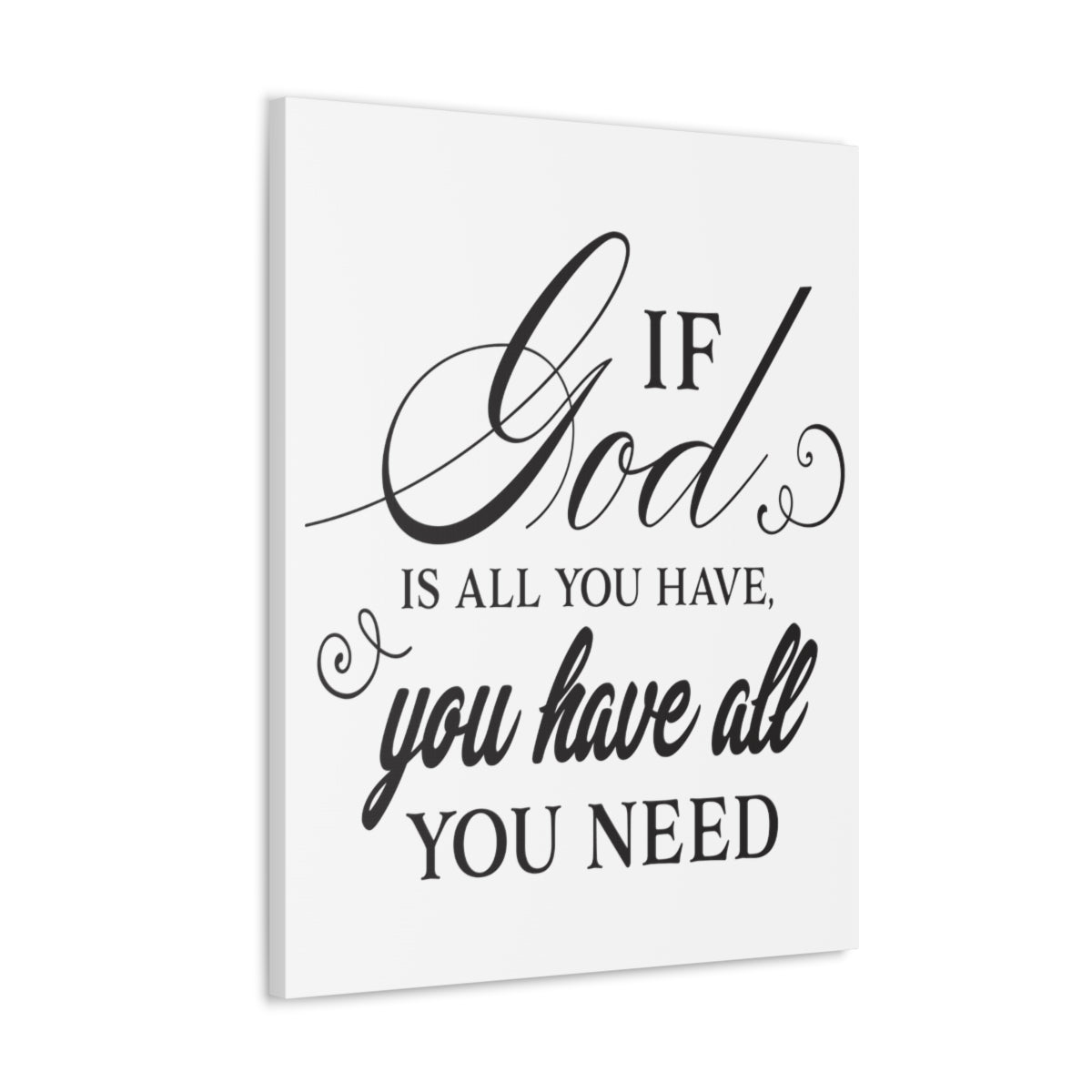 Scripture Walls All You Need Philippians 4:19 Christian Wall Art Print Ready to Hang Unframed-Express Your Love Gifts