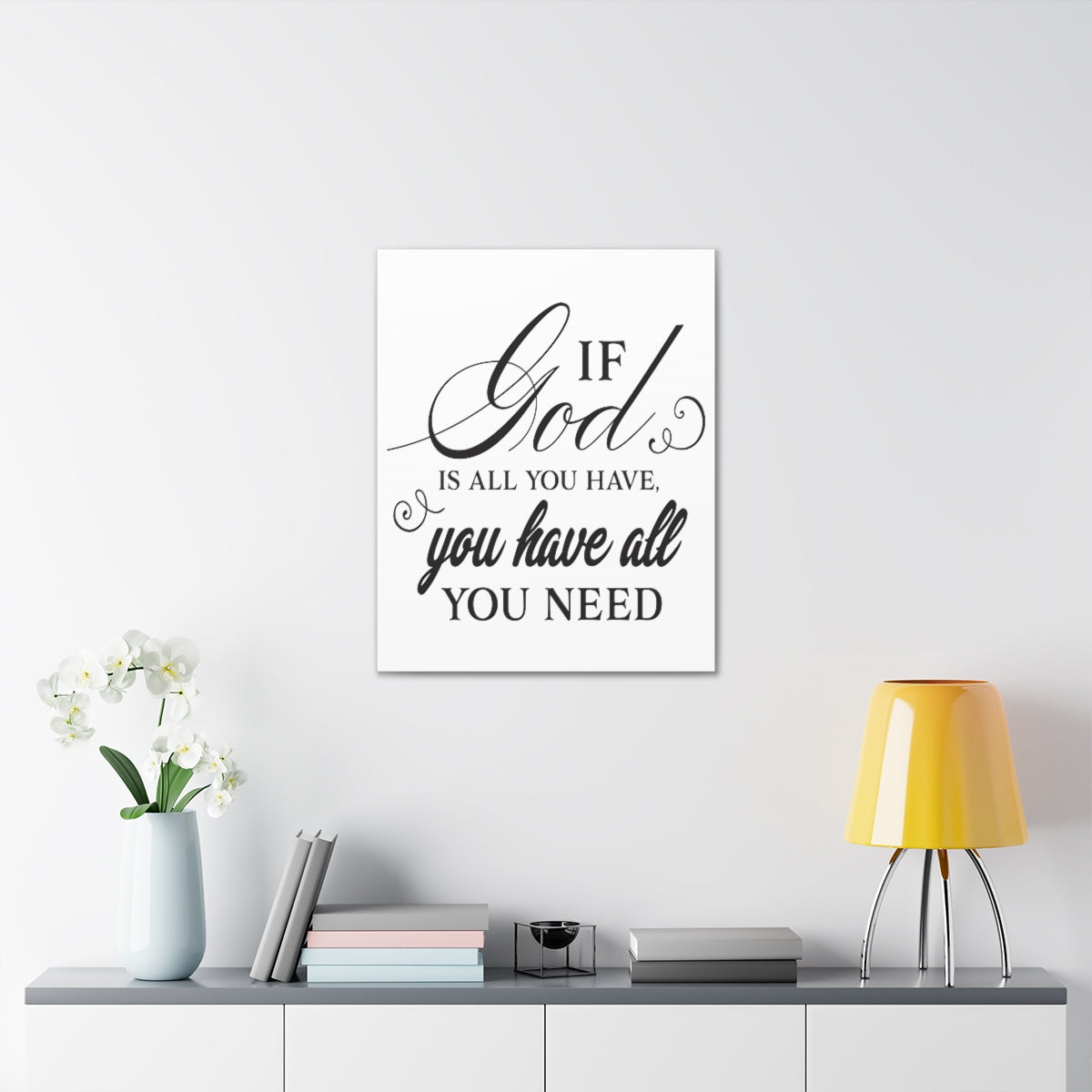 Scripture Walls All You Need Philippians 4:19 Christian Wall Art Print Ready to Hang Unframed-Express Your Love Gifts