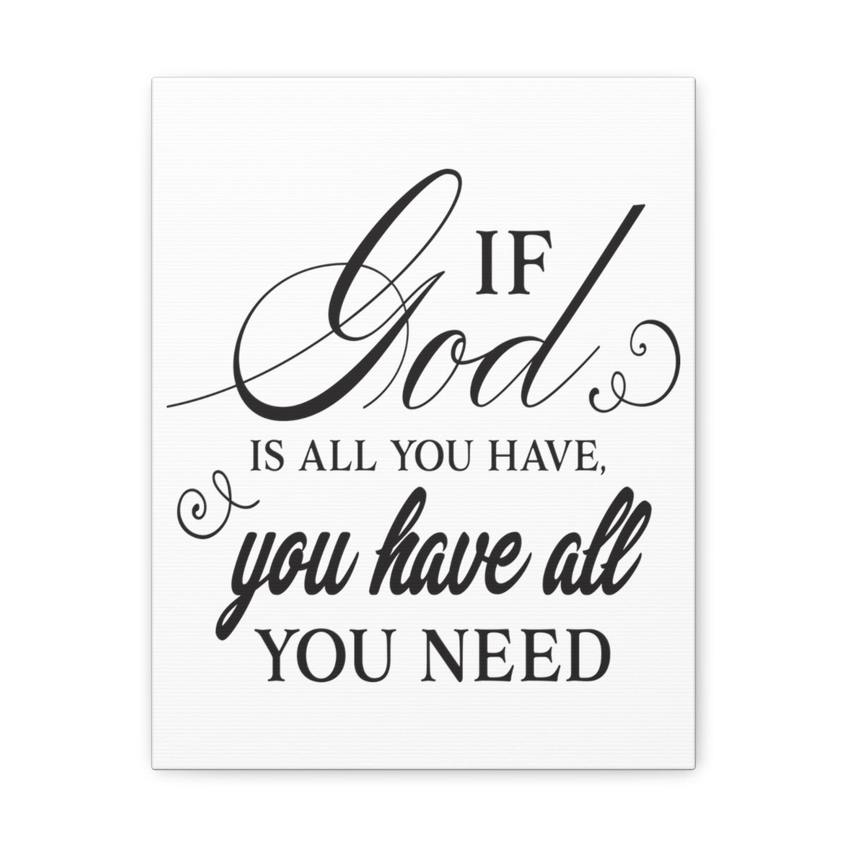 Scripture Walls All You Need Philippians 4:19 Christian Wall Art Print Ready to Hang Unframed-Express Your Love Gifts