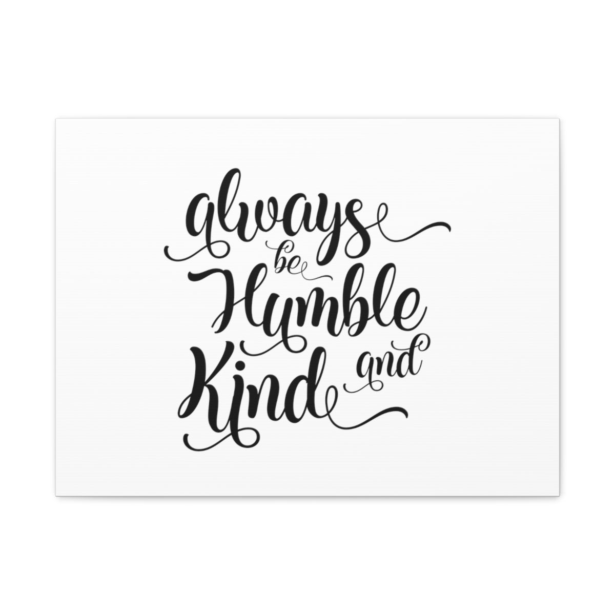 Scripture Walls Always Be Humble 1 Corinthians 13:4 Christian Wall Art Bible Verse Print Ready to Hang Unframed-Express Your Love Gifts