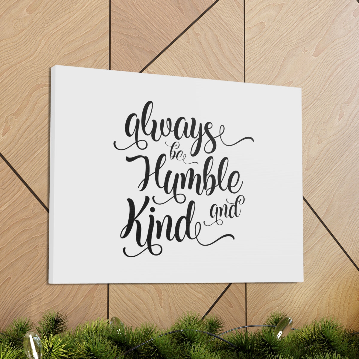 Scripture Walls Always Be Humble 1 Corinthians 13:4 Christian Wall Art Bible Verse Print Ready to Hang Unframed-Express Your Love Gifts