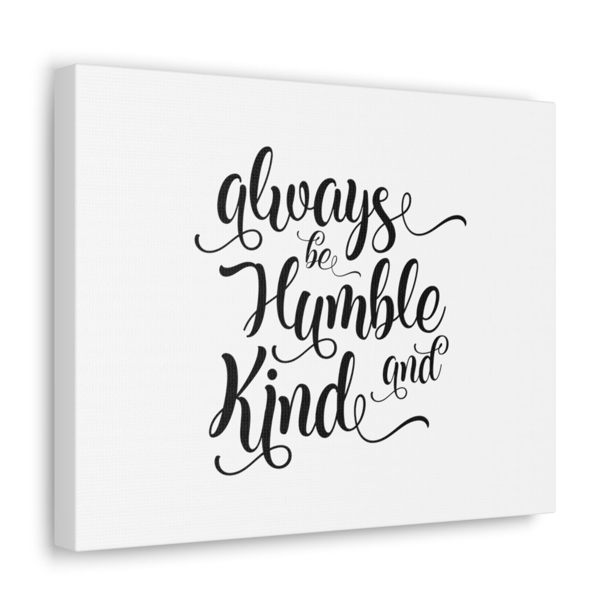 Scripture Walls Always Be Humble 1 Corinthians 13:4 Christian Wall Art Bible Verse Print Ready to Hang Unframed-Express Your Love Gifts
