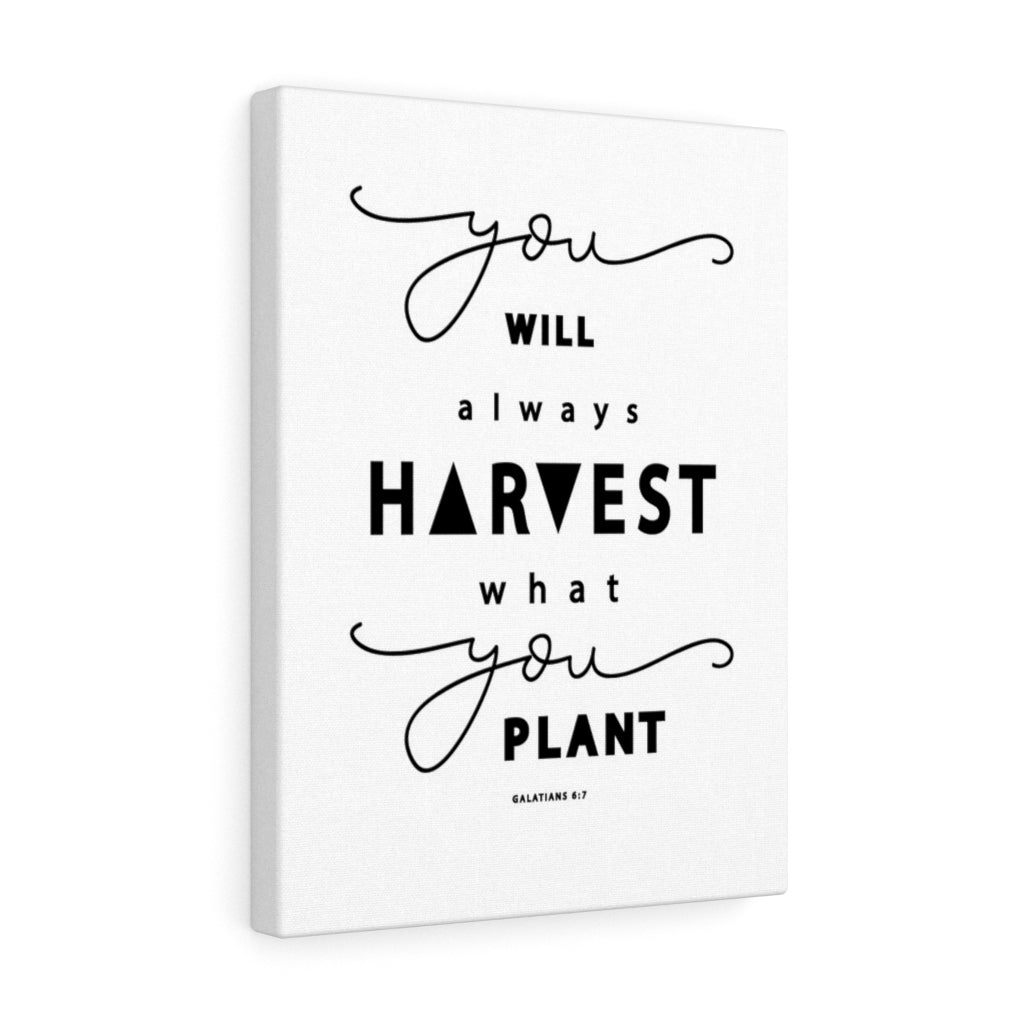 Scripture Walls Always Harvest What You Plant Galatians 6:7 Bible Verse Canvas Christian Wall Art Ready to Hang Unframed-Express Your Love Gifts