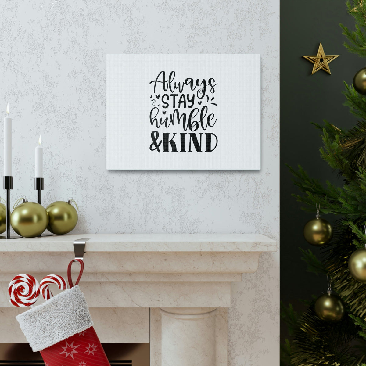 Scripture Walls Always Stay Humble & Kind James 4:10 Christian Wall Art Bible Verse Print Ready to Hang Unframed-Express Your Love Gifts