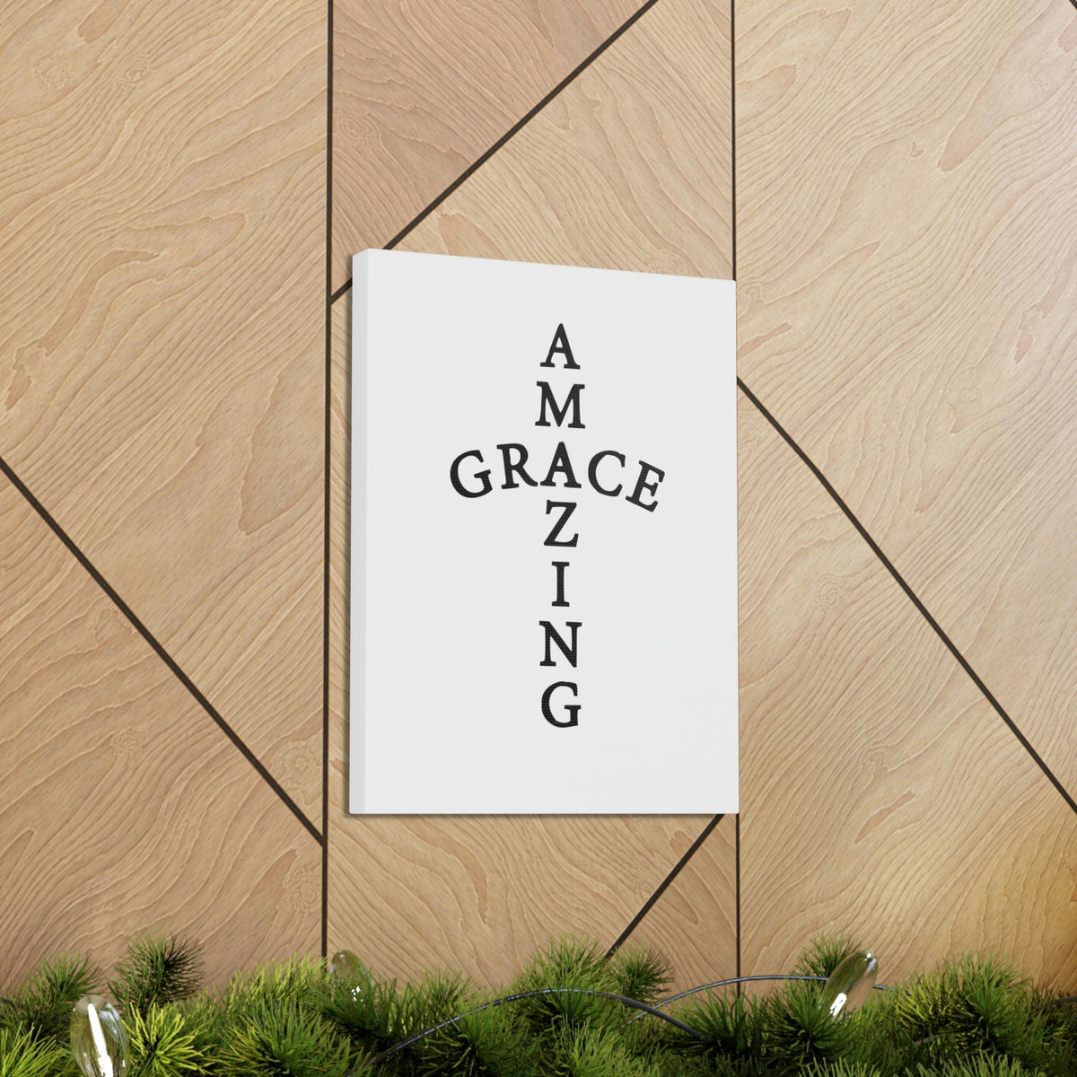 Scripture Walls Amazing Grace 1 Corinthians 15:56 Christian Wall Art Print Ready to Hang Unframed-Express Your Love Gifts