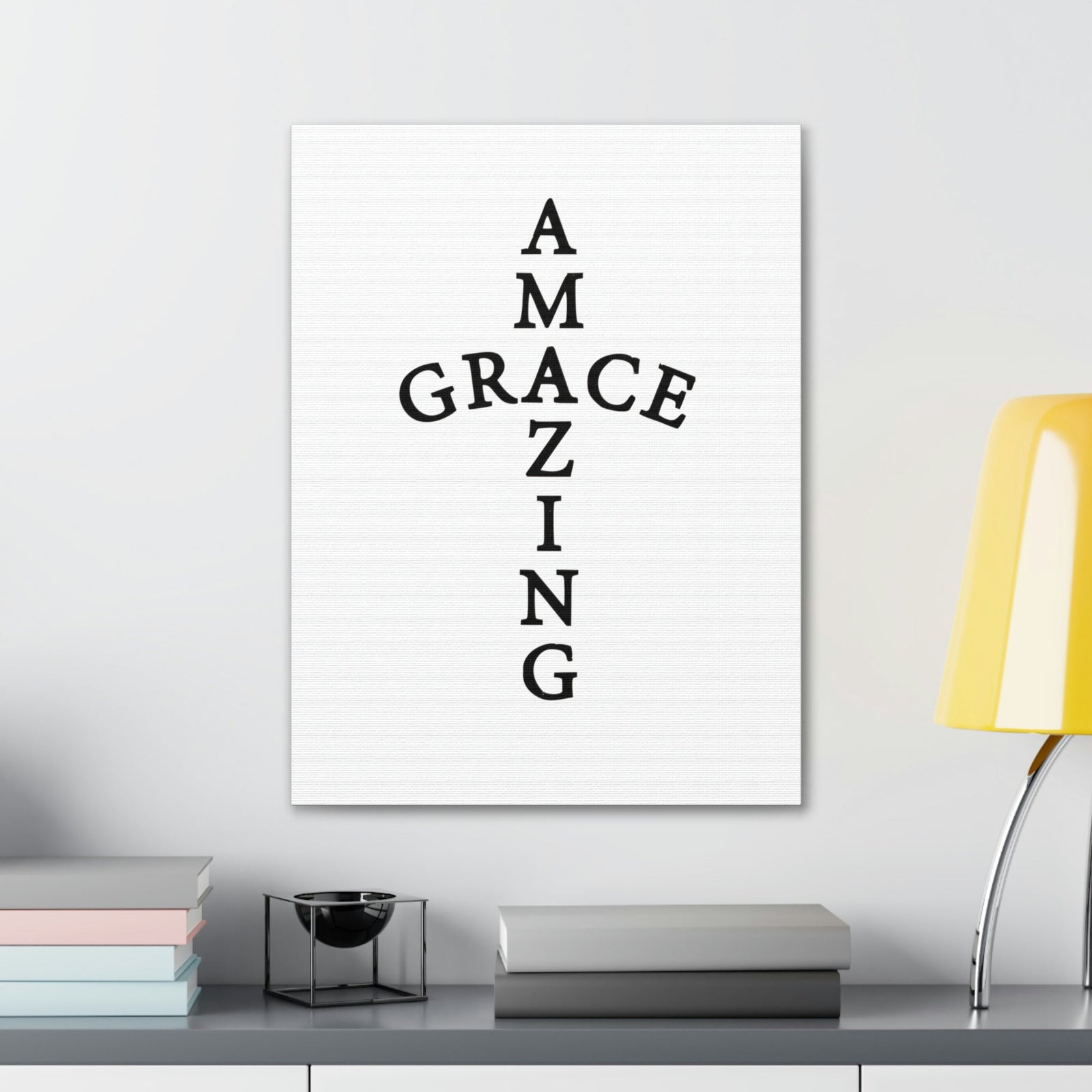 Scripture Walls Amazing Grace 1 Corinthians 15:56 Christian Wall Art Print Ready to Hang Unframed-Express Your Love Gifts