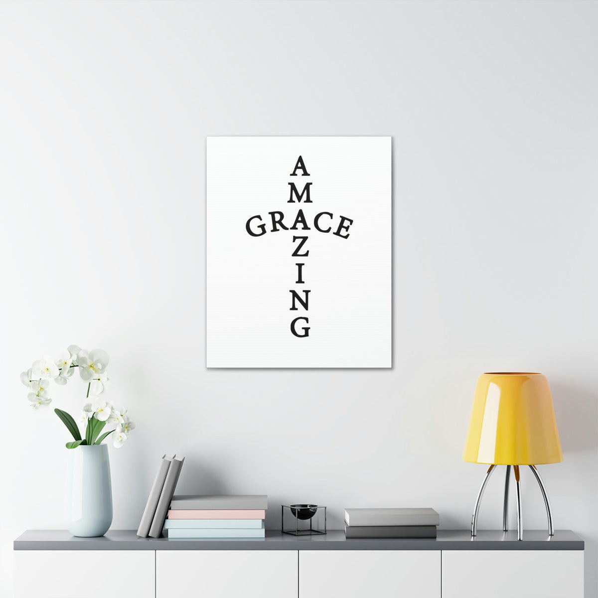 Scripture Walls Amazing Grace 1 Corinthians 15:56 Christian Wall Art Print Ready to Hang Unframed-Express Your Love Gifts