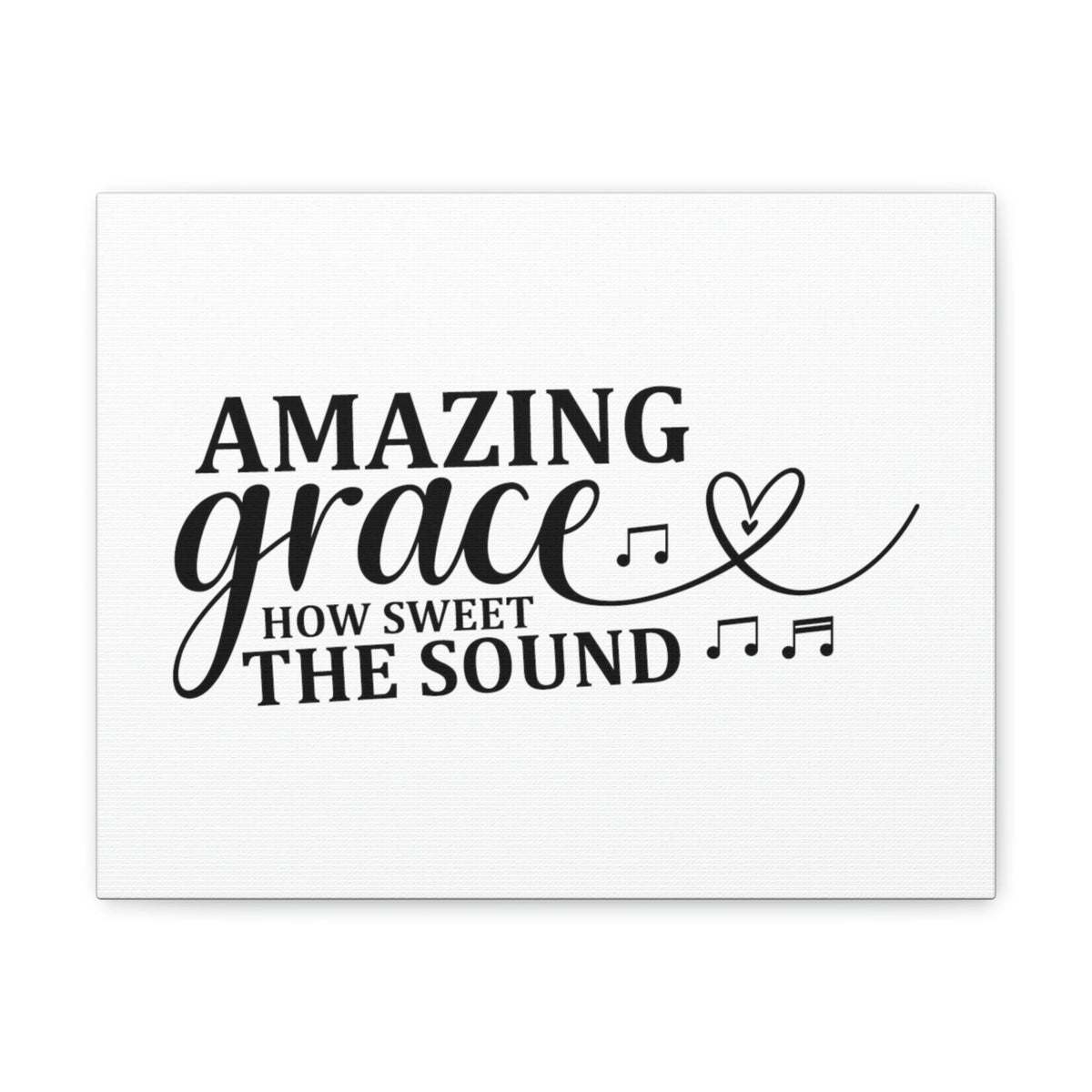 Scripture Walls Amazing Grace Ephesians 2:8-9 Music Note Christian Wall Art Bible Verse Print Ready to Hang Unframed-Express Your Love Gifts