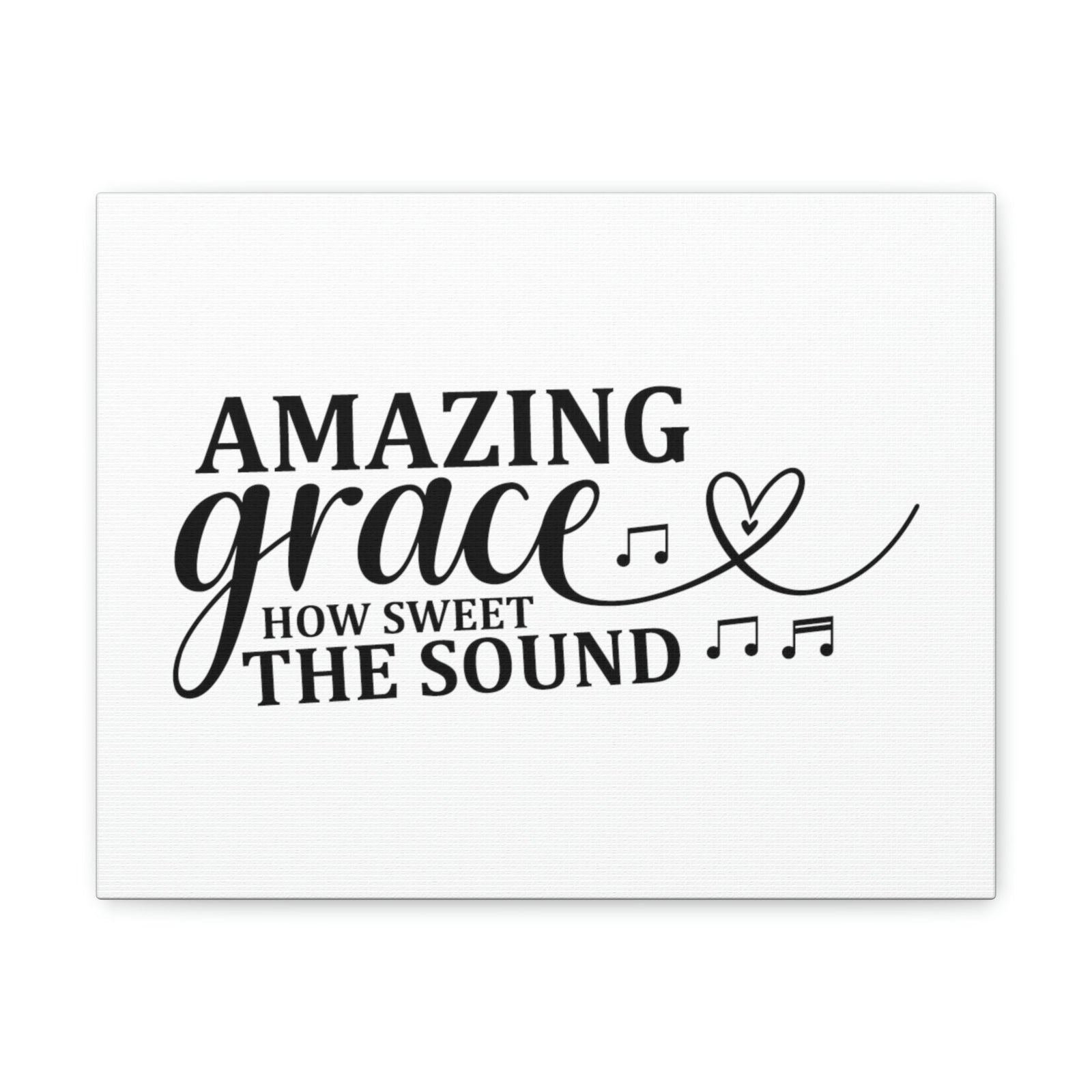 Scripture Walls Amazing Grace Ephesians 2:8-9 Music Note Christian Wall Art Bible Verse Print Ready to Hang Unframed-Express Your Love Gifts