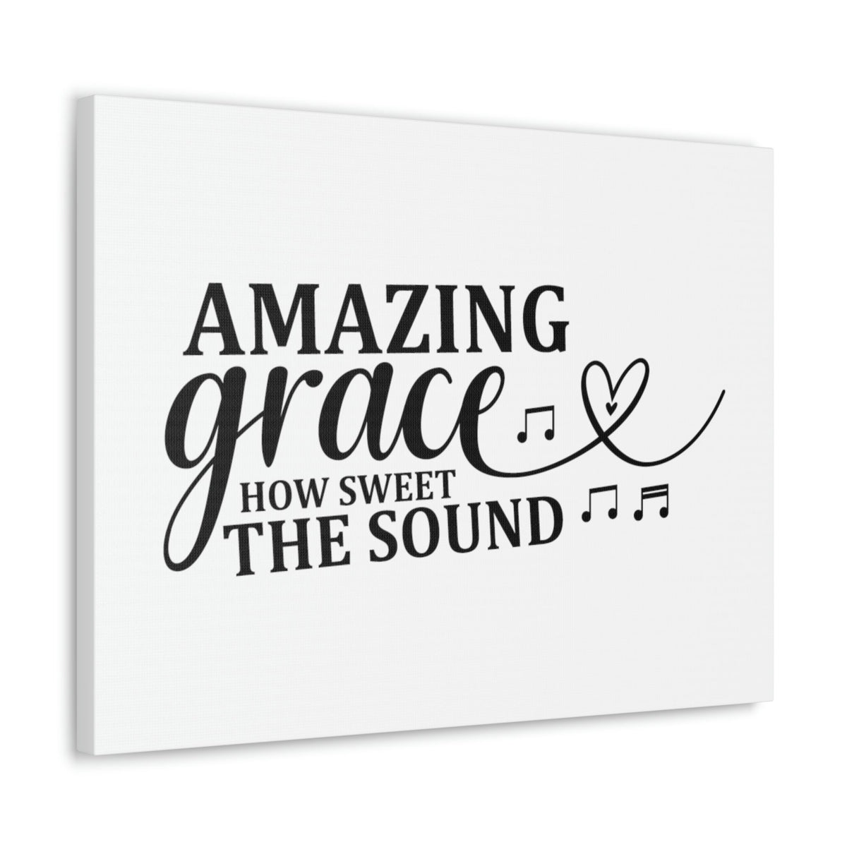 Scripture Walls Amazing Grace Ephesians 2:8-9 Music Note Christian Wall Art Bible Verse Print Ready to Hang Unframed-Express Your Love Gifts