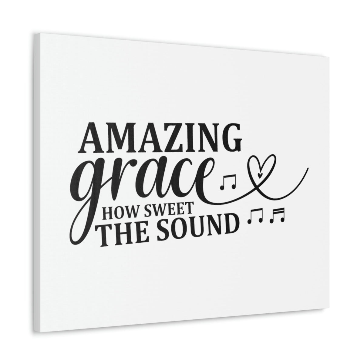 Scripture Walls Amazing Grace Ephesians 2:8-9 Music Note Christian Wall Art Bible Verse Print Ready to Hang Unframed-Express Your Love Gifts