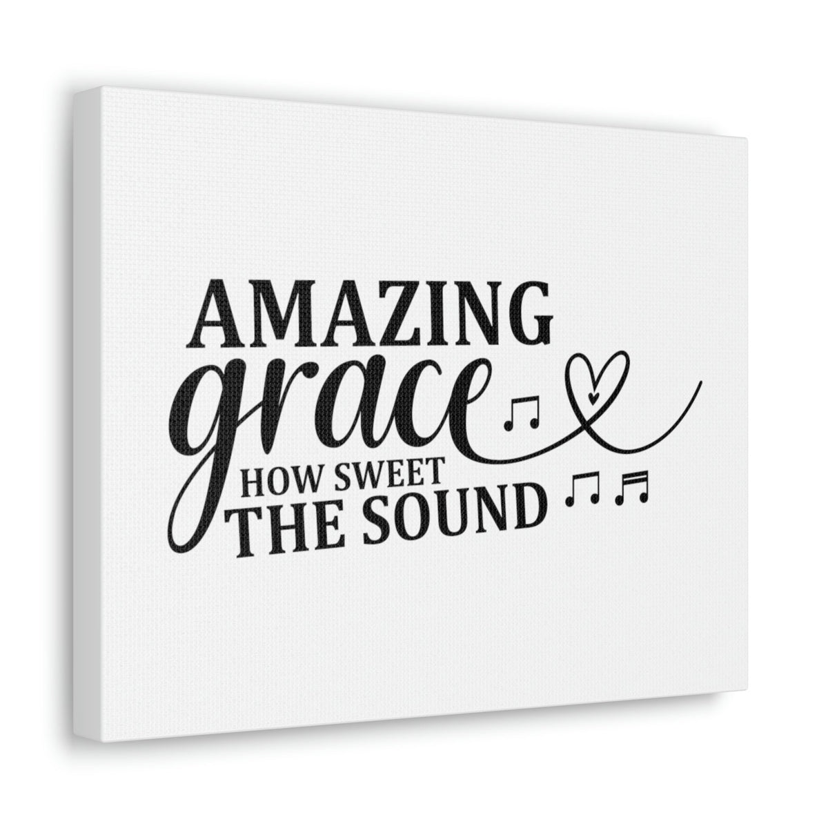 Scripture Walls Amazing Grace Ephesians 2:8-9 Music Note Christian Wall Art Bible Verse Print Ready to Hang Unframed-Express Your Love Gifts