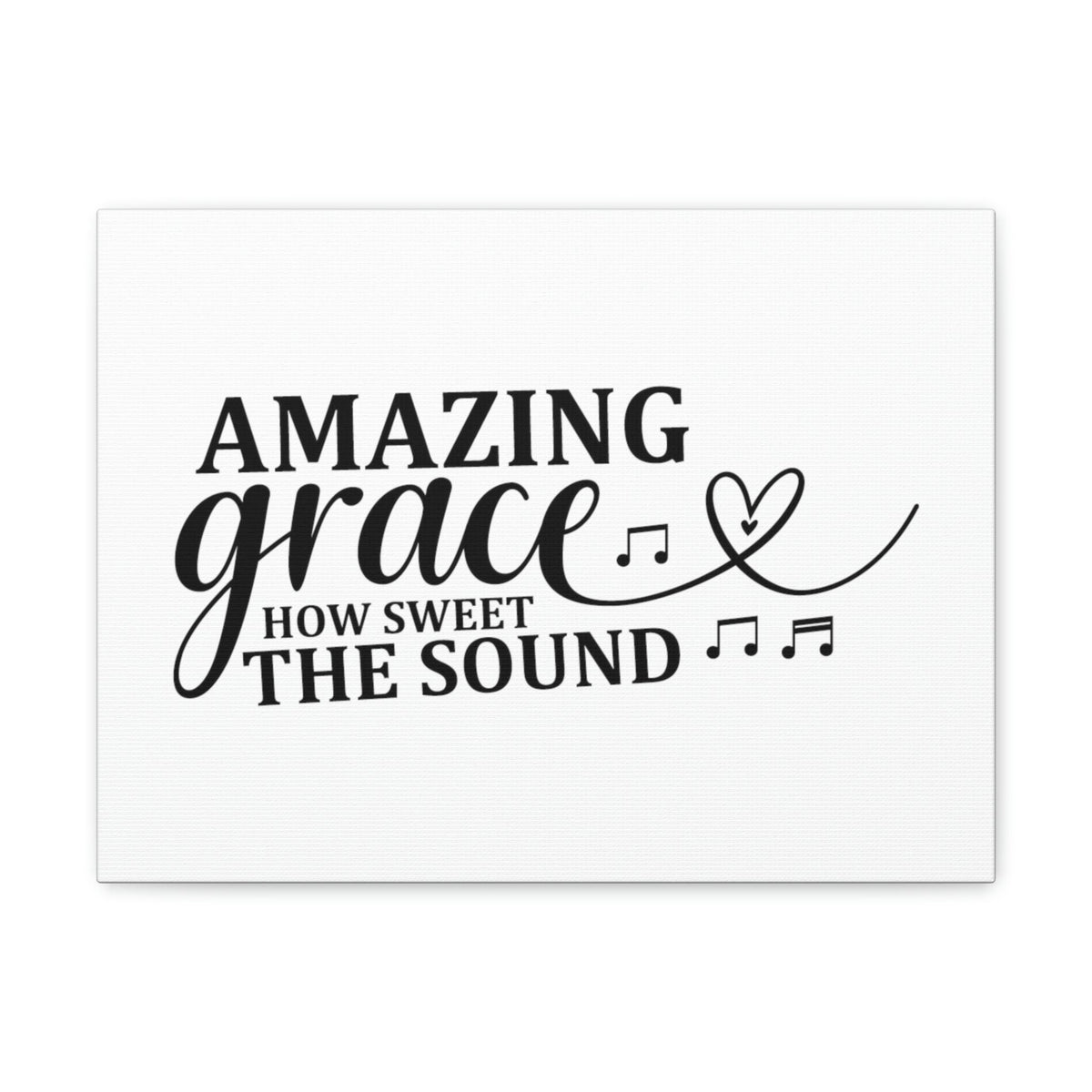 Scripture Walls Amazing Grace Ephesians 2:8-9 Music Note Christian Wall Art Bible Verse Print Ready to Hang Unframed-Express Your Love Gifts