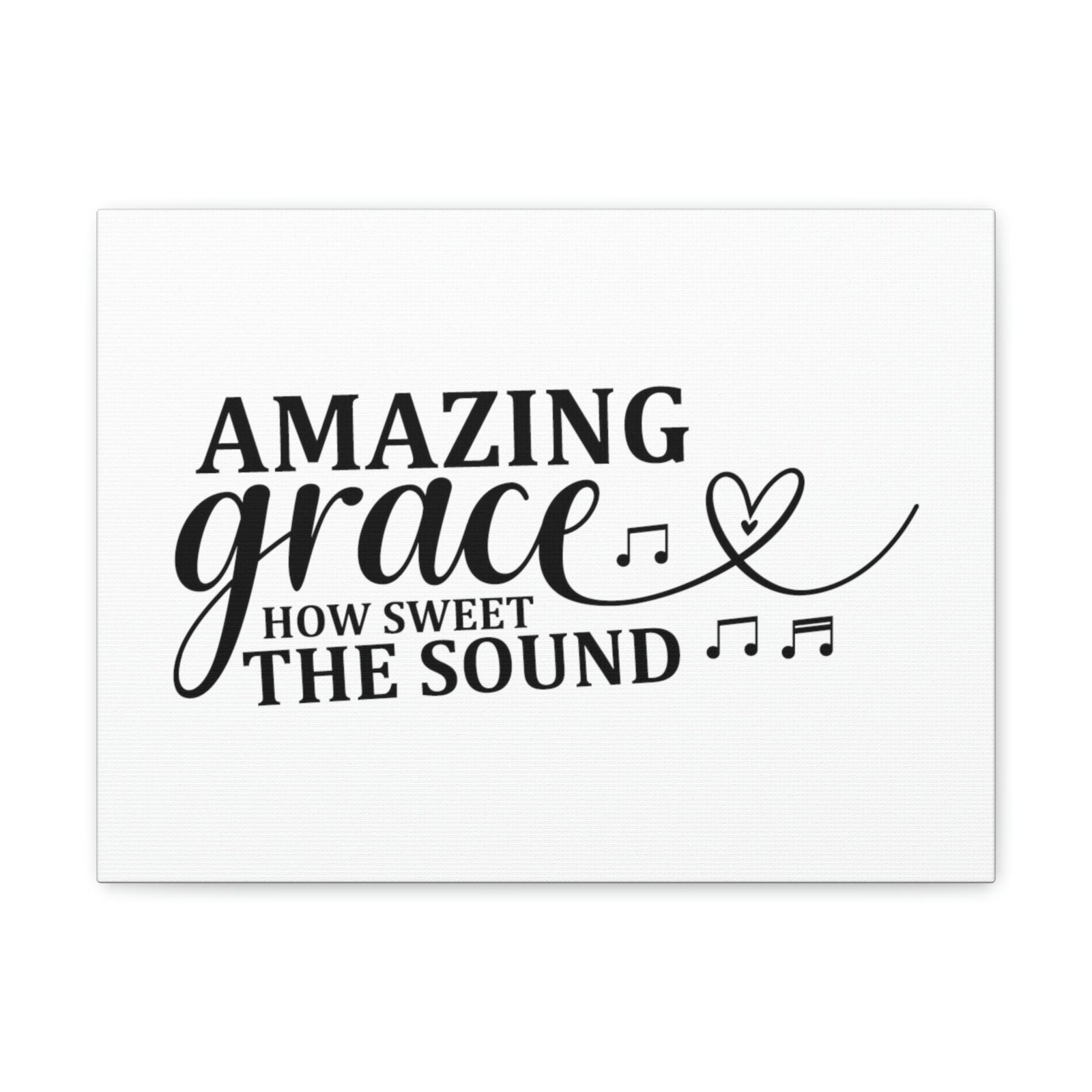Scripture Walls Amazing Grace Ephesians 2:8-9 Music Note Christian Wall Art Bible Verse Print Ready to Hang Unframed-Express Your Love Gifts