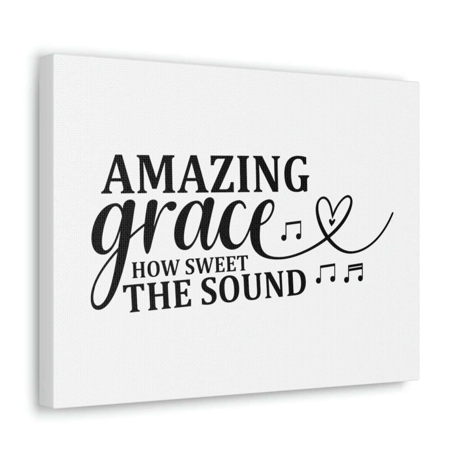 Scripture Walls Amazing Grace Ephesians 2:8-9 Music Note Christian Wall Art Bible Verse Print Ready to Hang Unframed-Express Your Love Gifts