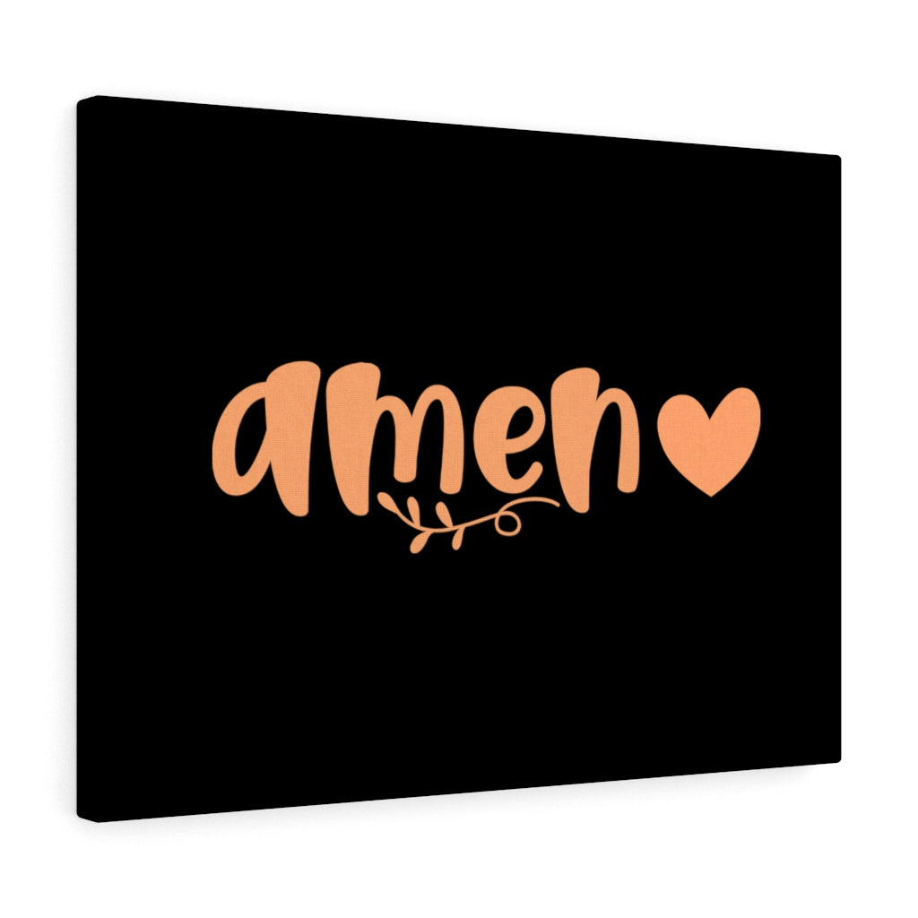 Scripture Walls Amen Bible Verse Canvas Christian Wall Art Ready to Hang Unframed-Express Your Love Gifts