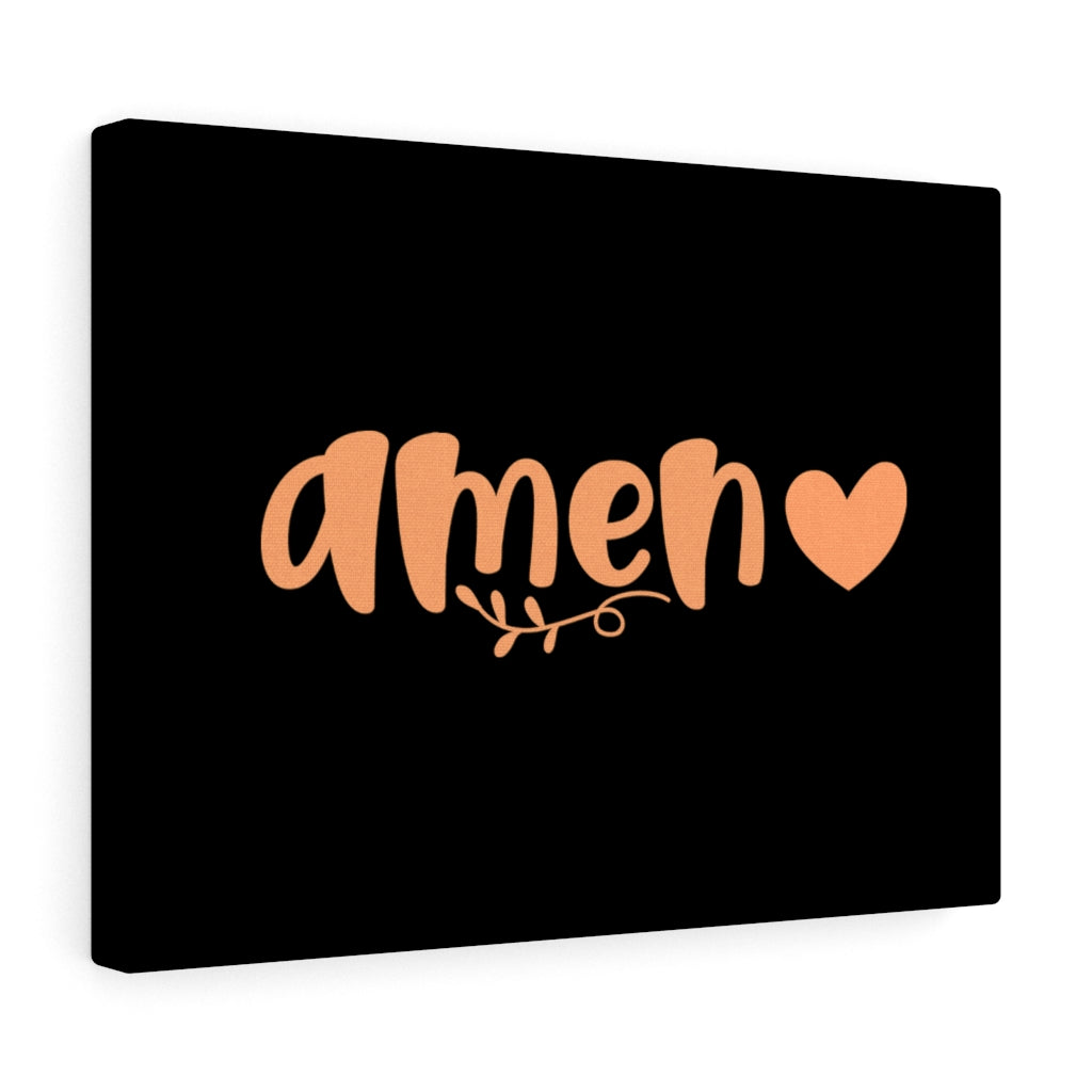 Scripture Walls Amen Bible Verse Canvas Christian Wall Art Ready to Hang Unframed-Express Your Love Gifts