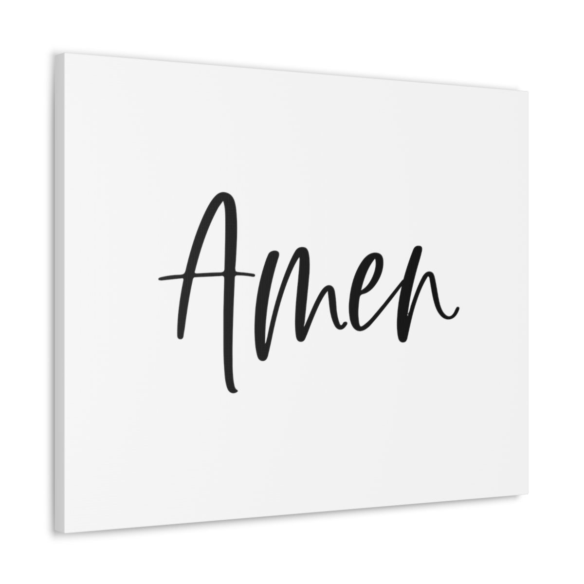 Scripture Walls Amen White Psalms 106:48 Christian Wall Art Bible Verse Print Ready to Hang Unframed-Express Your Love Gifts