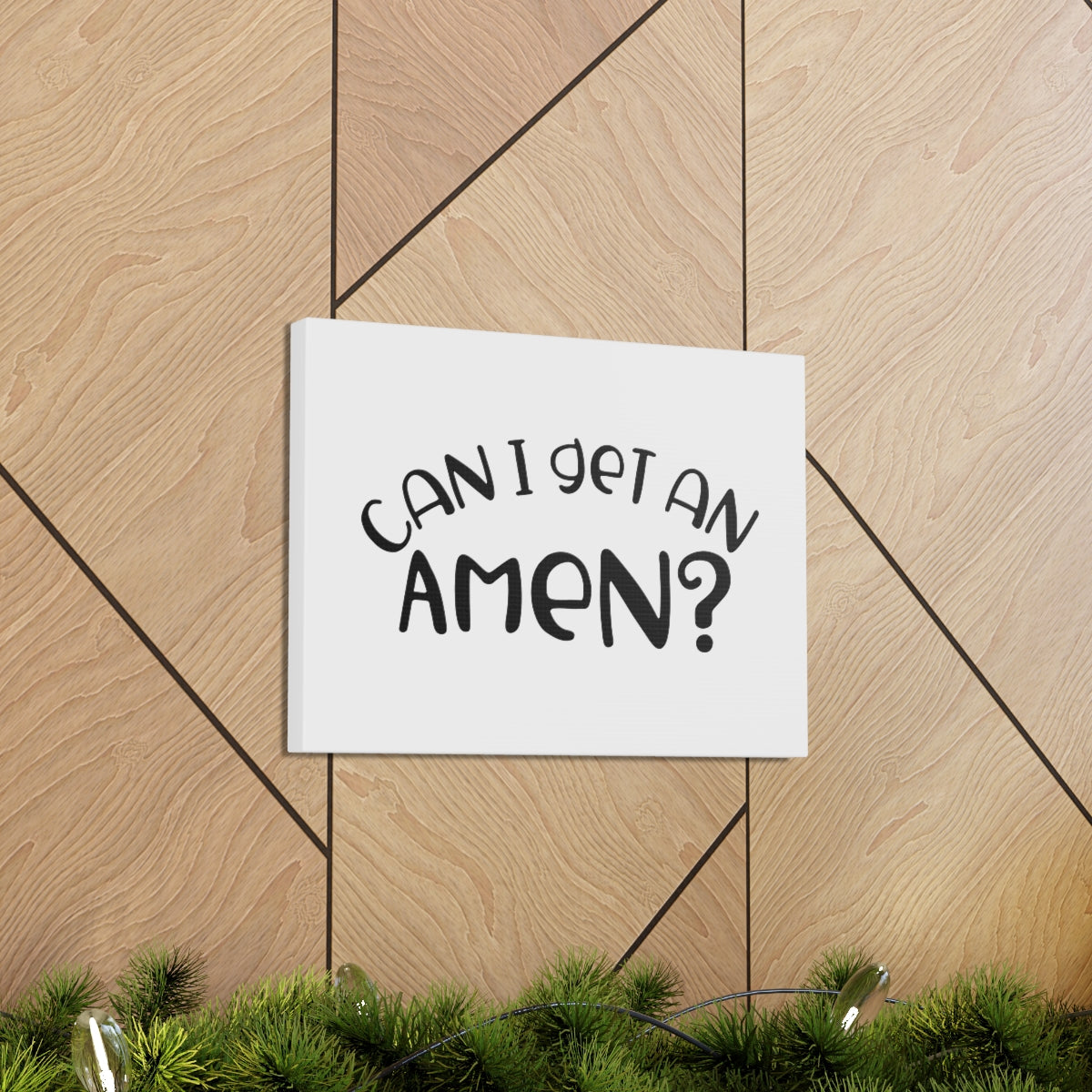 Scripture Walls An Amen 1 Chronicles 16:36 Christian Wall Art Print Ready to Hang Unframed-Express Your Love Gifts