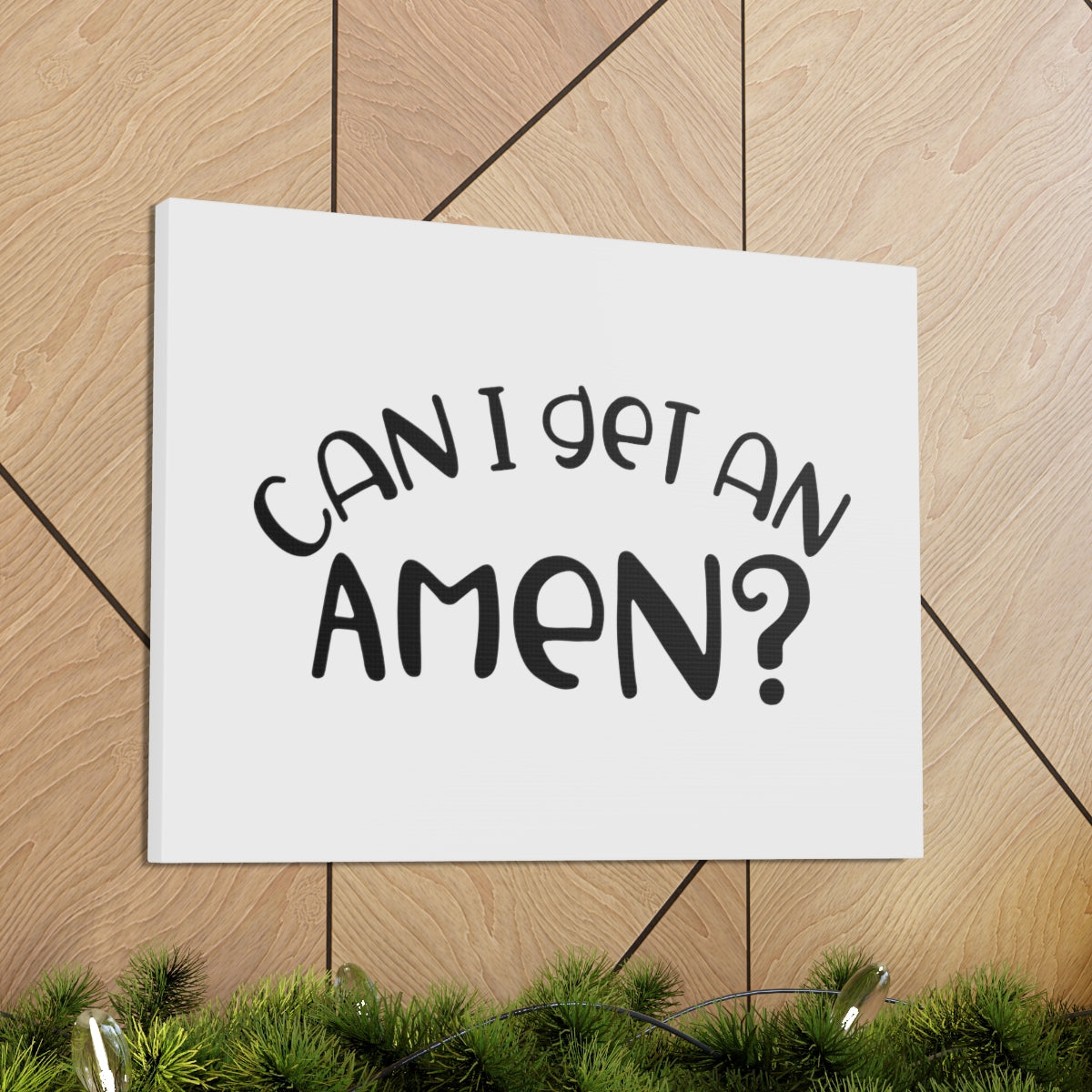 Scripture Walls An Amen 1 Chronicles 16:36 Christian Wall Art Print Ready to Hang Unframed-Express Your Love Gifts