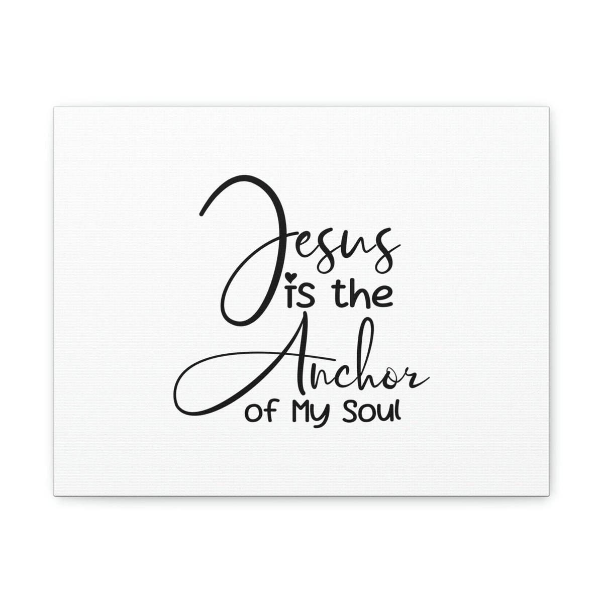 Scripture Walls Anchor Of My Soul Hebrews 6:19 White Christian Wall Art Bible Verse Print Ready to Hang Unframed-Express Your Love Gifts