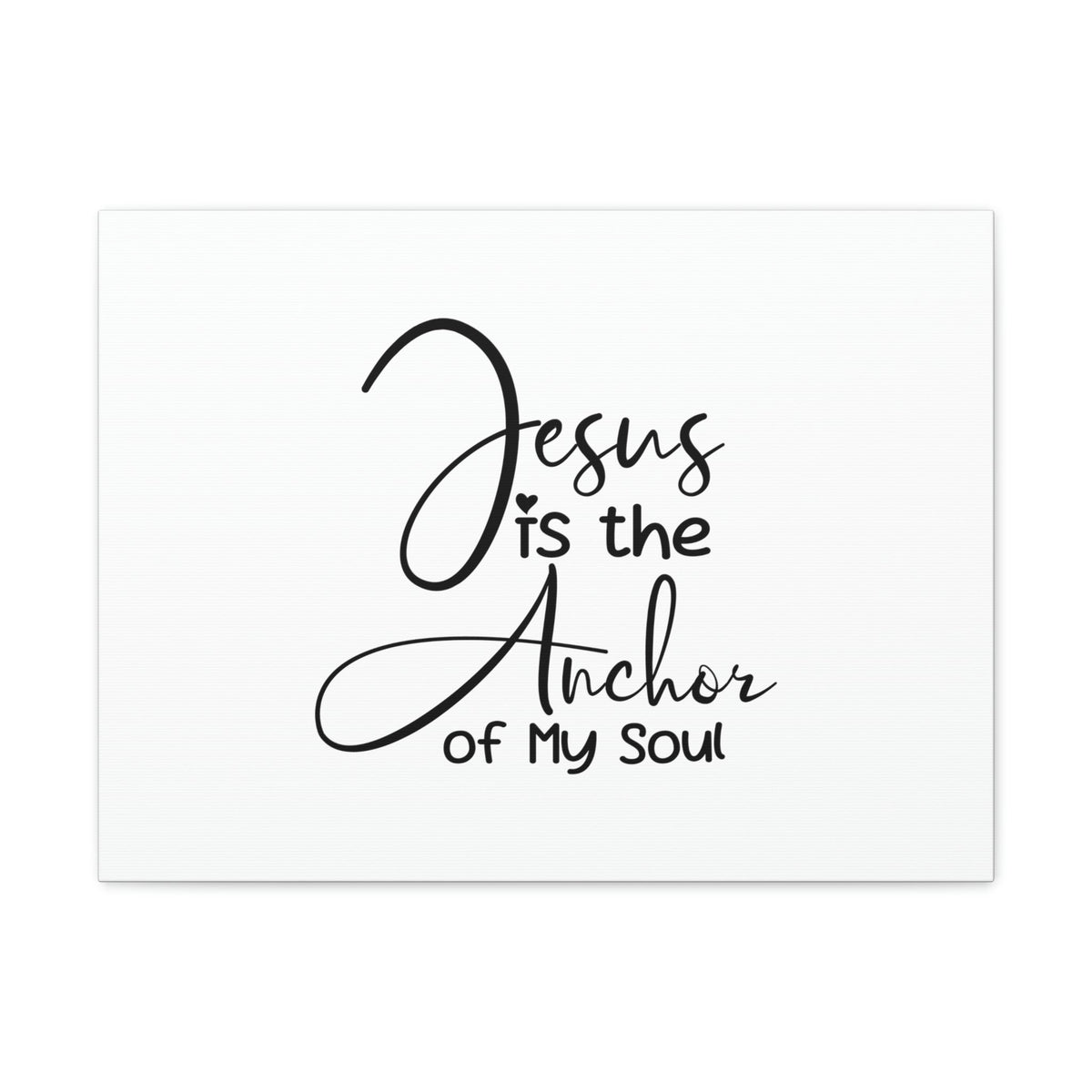 Scripture Walls Anchor Of My Soul Hebrews 6:19 White Christian Wall Art Bible Verse Print Ready to Hang Unframed-Express Your Love Gifts