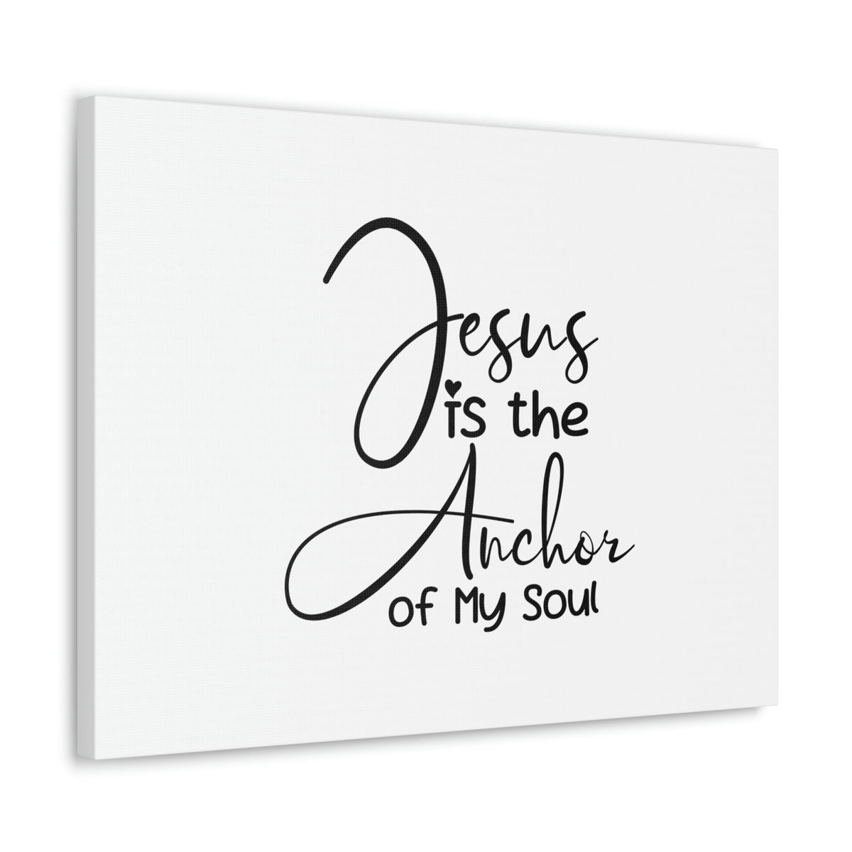 Scripture Walls Anchor Of My Soul Hebrews 6:19 White Christian Wall Art Bible Verse Print Ready to Hang Unframed-Express Your Love Gifts